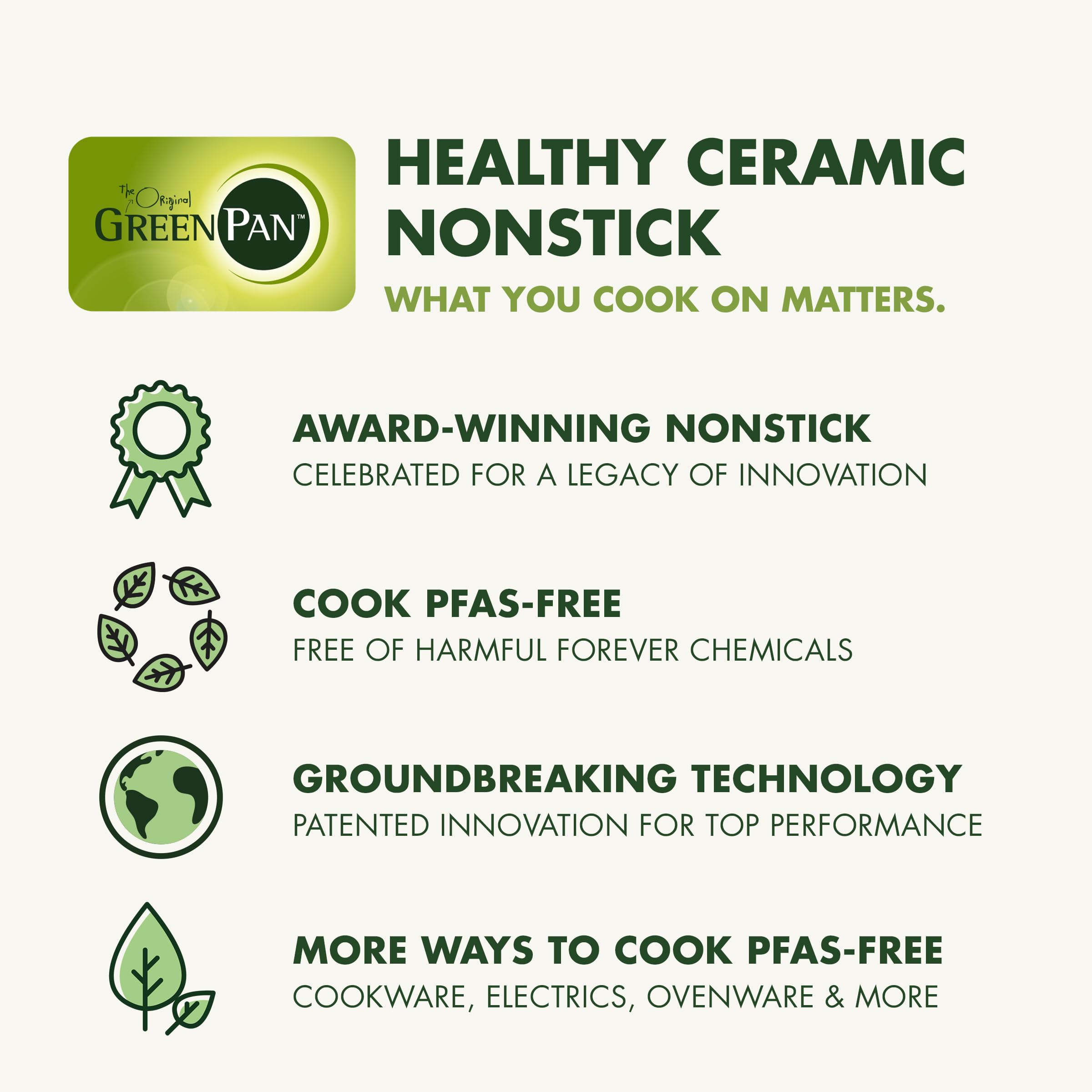 GreenPan Hybrid 9.5” & 11” Nonstick Stainless Steel Frying Pan Set, APEX Tri-Ply Thermobond PFAS-Free Ceramic Skillets, Induction & All Cooktop Compatible, Oven Temp to 850°F, Dishwasher Safe, Gold