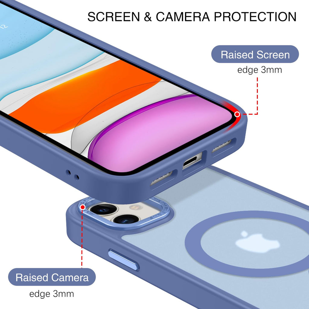 BENTOBEN for iPhone 11 Phone Case, Phone case for iPhone 11 Magnetic Case [Compatible with Mag Safe] Translucent Matte Slim Shockproof Anti-Fingerprint Protective Cover for iPhone 11 6.1’’ Black