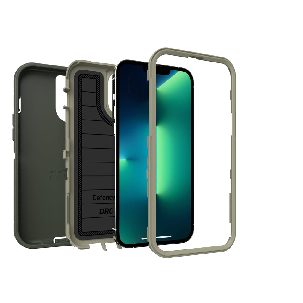OtterBox Defender Series Screenless Edition Case for iPhone 13 Pro Max & iPhone 12 Pro Max (Only) - Case Only - Microbial Defense Protection - Non-Retail Packaging - Black