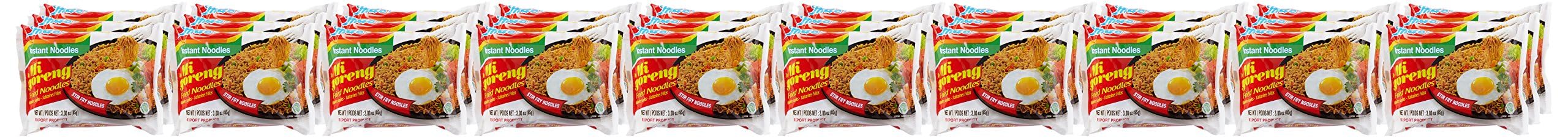 Indomie Mi Goreng Instant Stir Fry Noodles, Halal Certified, Original Flavor ( Pack Of 15),