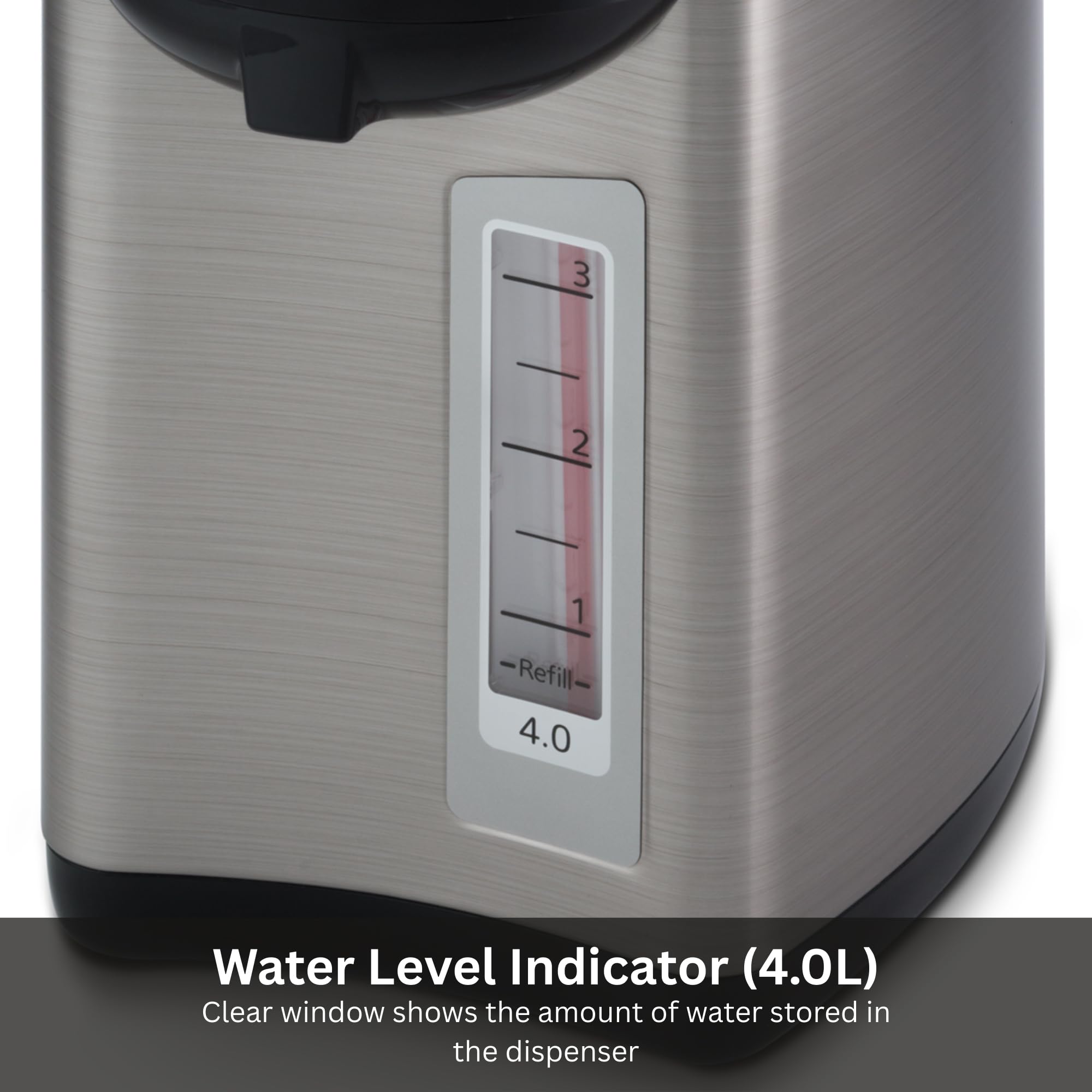 Tiger PDU-A30U-K Electric Hot Water Boiler and Warmer, Stainless Black, 3-Liter