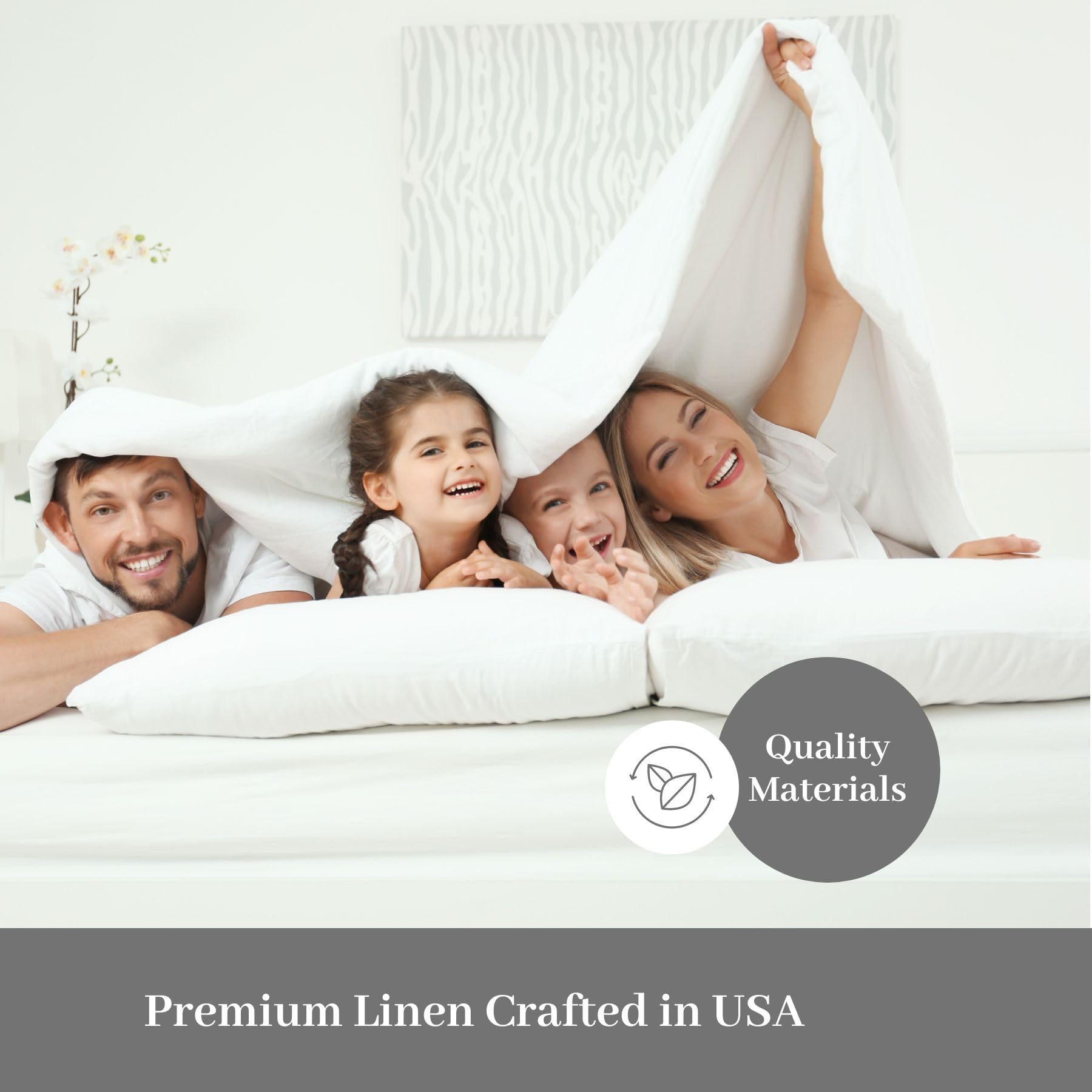 DreamFit DreamChill Cooling Bamboo Viscose Sheets For Hot Sleepers With Elastic Corner Straps 20 inch Extra Deep Pocket Breathable Silky Soft 100% Crafted in USA Twin Sheet Set Blue