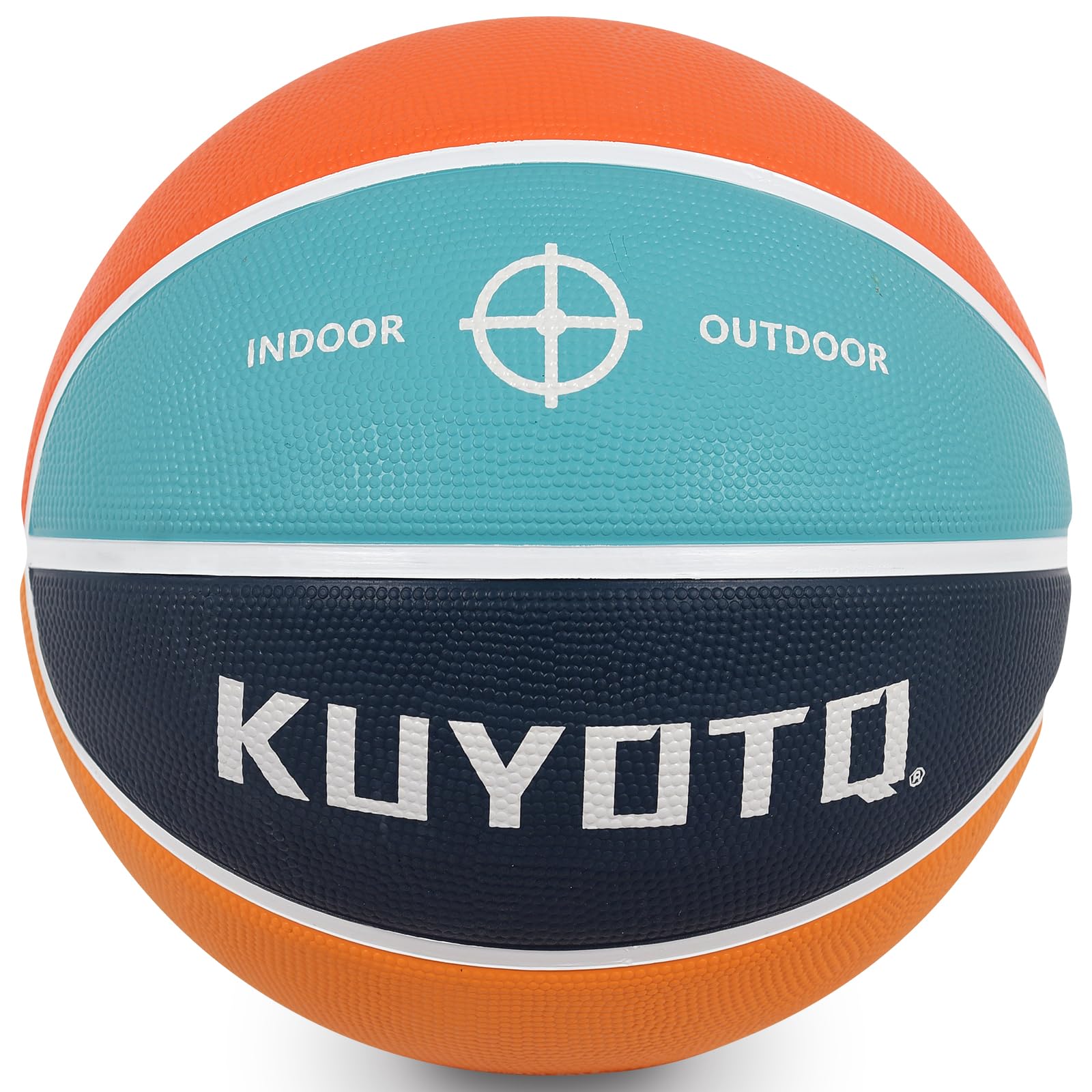 KUYOTQ Kids Youth Adult Size 3/4/5/6/7 (22/25.5/27.5/28.5/29.5") Basketball Premium Rubber or Faux Leather Basketball Indoor Outdoor Basketball for Boys Girls Womens Mens Basketball Gifts (Deflated)