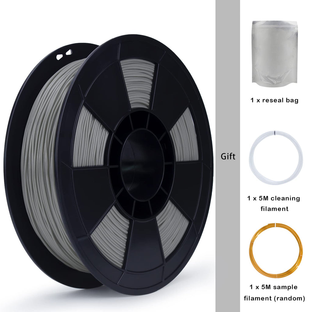 ZIRO TPU Filament 1.75mm 3D Printer Filament, Shore 95A Hardness TPU, Flexible Soft Material, 0.8KG/1.8lbs Spool, Fit Most FDM 3D Printers, Black