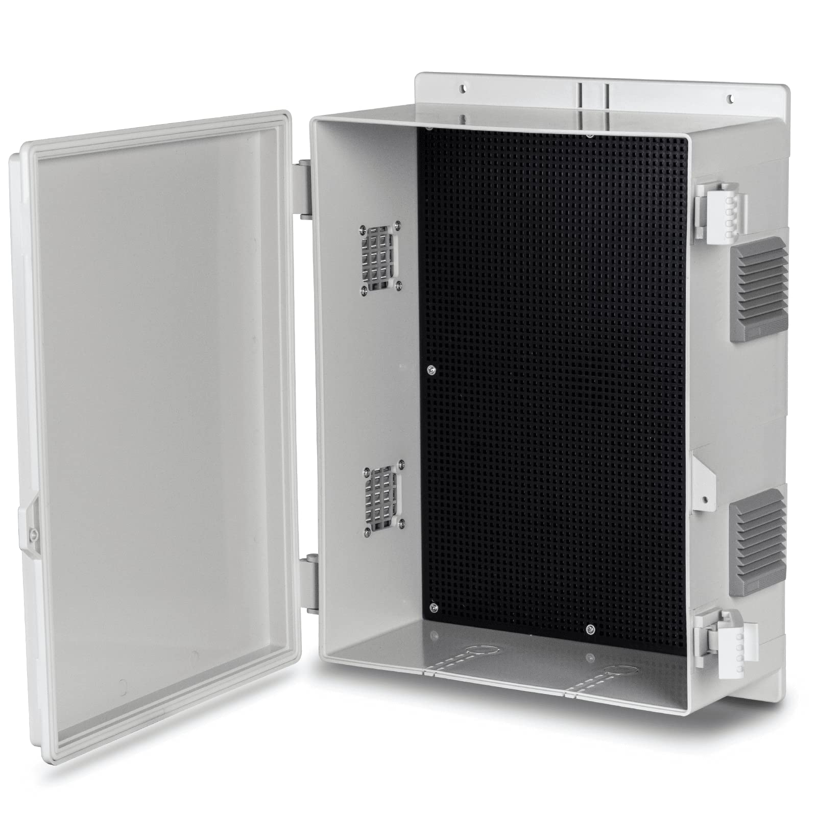 Namunanee Outdoor Electrical Junction Box, ABS Water Resistant Enclosure with Internal Mounting Panel & Hinged Cover, 9.2" H* 7" L* 4.6" W