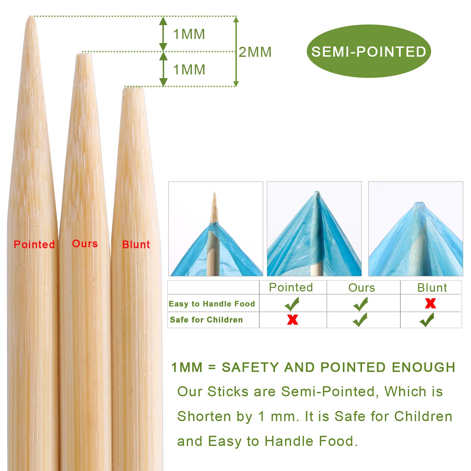 60 PCS Bamboo Marshmallow Roasting Sticks, SMores Skewers for Fire Pit, Extra Long 30 Inch Heavy Duty 5mm Thick Wooden SMores Sticks for Open Fire Pits Roaster Barbecue Hot Dog Camping Kebab Sausage
