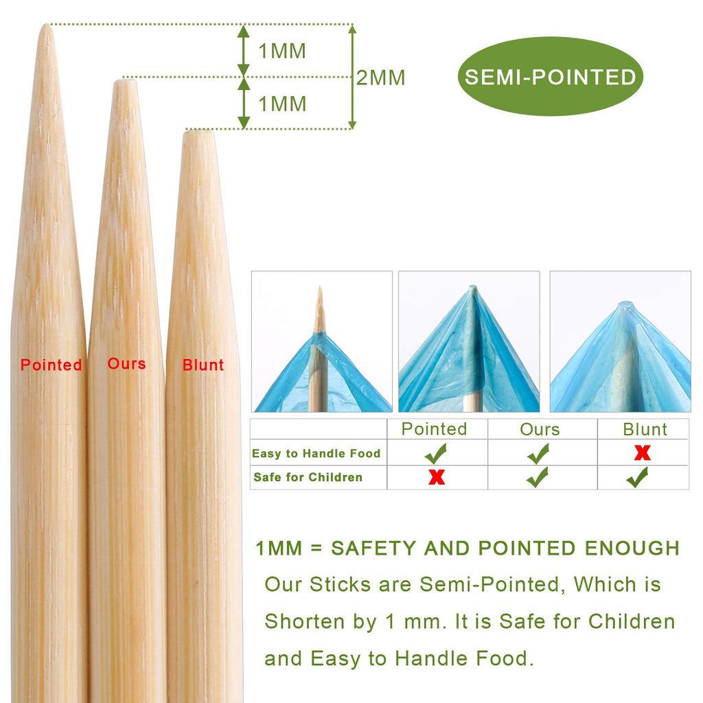 60 PCS Bamboo Marshmallow Roasting Sticks, SMores Skewers for Fire Pit, Extra Long 30 Inch Heavy Duty 5mm Thick Wooden SMores Sticks for Open Fire Pits Roaster Barbecue Hot Dog Camping Kebab Sausage