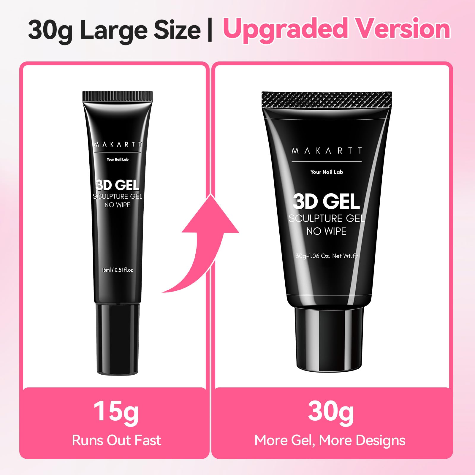 Makartt Rhinestone Glue for Nails: Super Strong Gel Nail Glue for Nail Charms Gems Decorations, 3D Gel Nail Art Bling Jewel Diamonds for Salon & DIY Manicure, 30ML UV Lamp Cured Need Beauty Gifts
