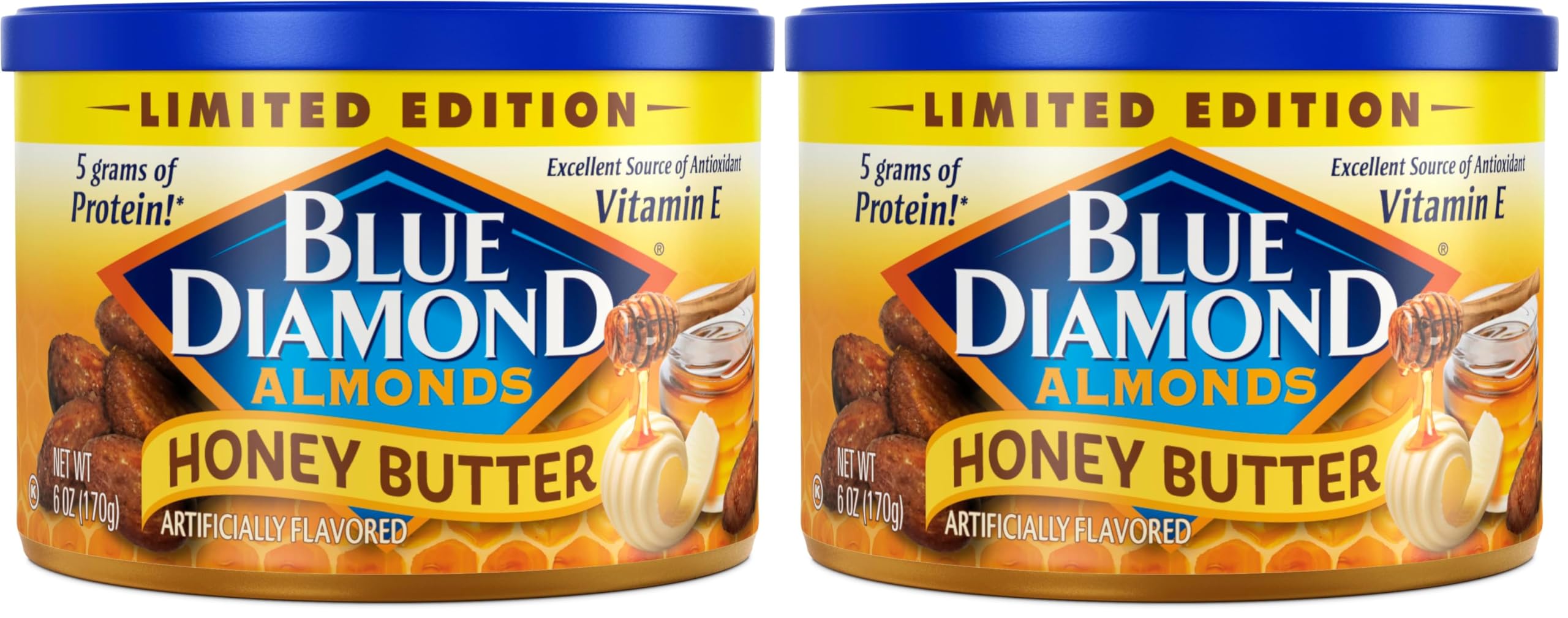 Blue Diamond Almonds Sriracha Flavored Snack Nuts, 6 Oz Resealable Can (Pack of 1)