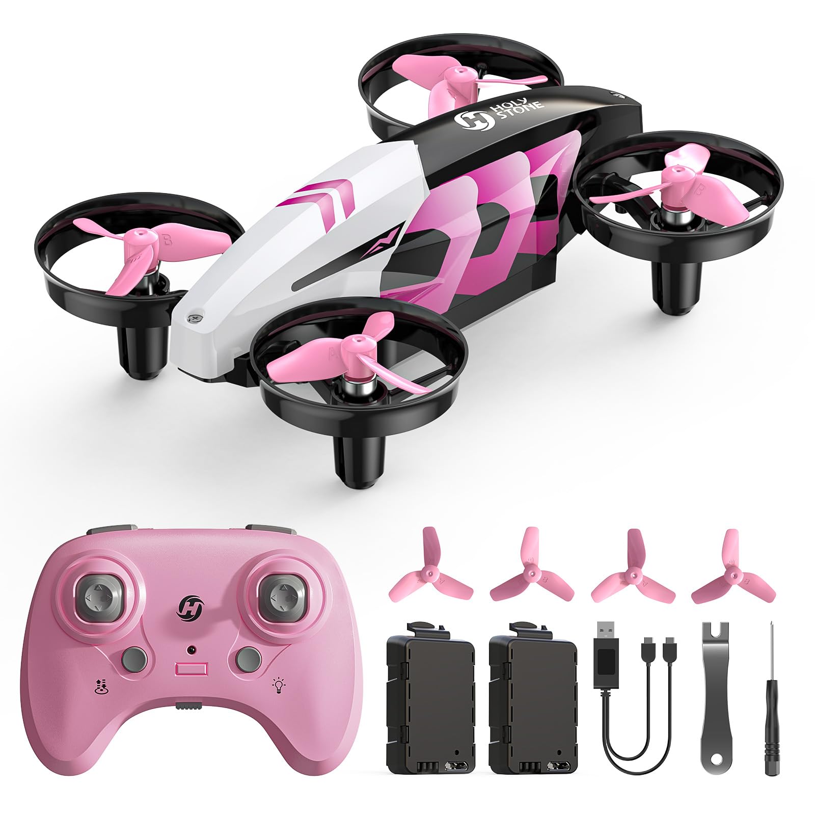 Holy Stone HS210T Drones for Kids, 2 IN1 MINI Indoor Drone with Land & Fly Mode, Four Posture Deformations RC Quadcopter with 3D Flip, Auto Hovering, Easter day& Birthday Toy Gift for Boys and Girls