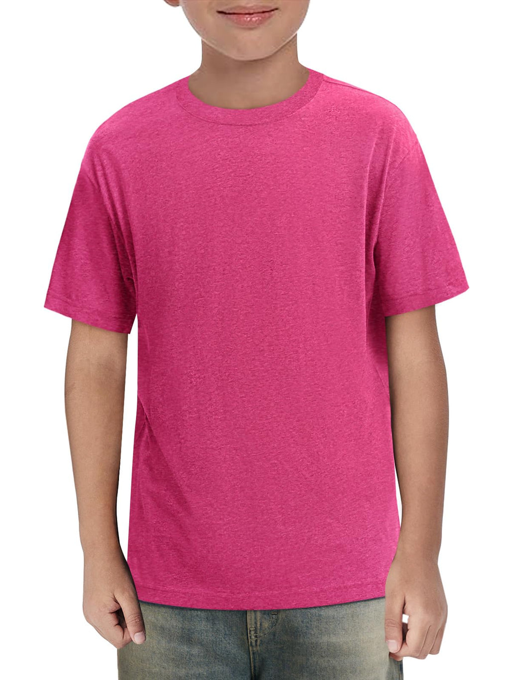 Haloumoning Boys Short Sleeve Shirts Kids Summer Crewneck T-Shirts Casual Tops Tees 5-14 Years