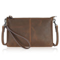 befen Genuine Leather Wristlet Clutch Wallet Purses Small Crossbody Bags for Women with RFID Blocking Card Slots