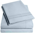 1500 Supreme Collection Extra Deep Pocket Sheets Set - Luxury Soft Bed Sheets, Wrinkle Free, Bedding, Over 40 Colors, 21 inch Extra Deep Pocket, Twin, Black
