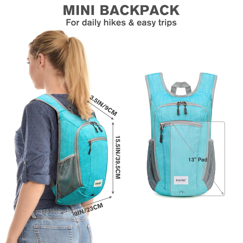 G4Free 10L/15L Hiking Backpack Lightweight Packable Hiking Daypack Small Travel Outdoor Foldable Shoulder Bag