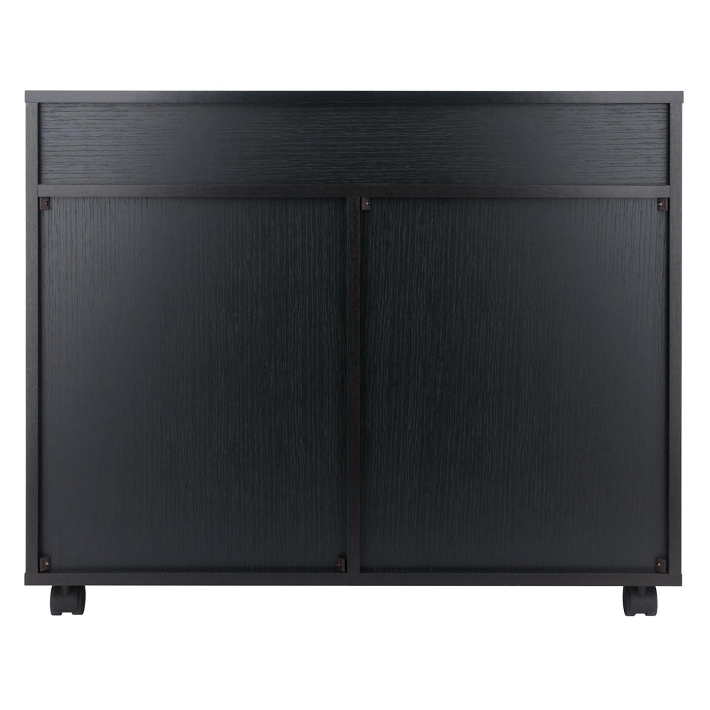 Winsome Halifax Mobile Storage Cabinet with Doors & Drawers, Stylish & Functional Home Storage Cabinet for Filing, Kitchen Organization, Moveable Furniture for Office, Dorms, Apartments