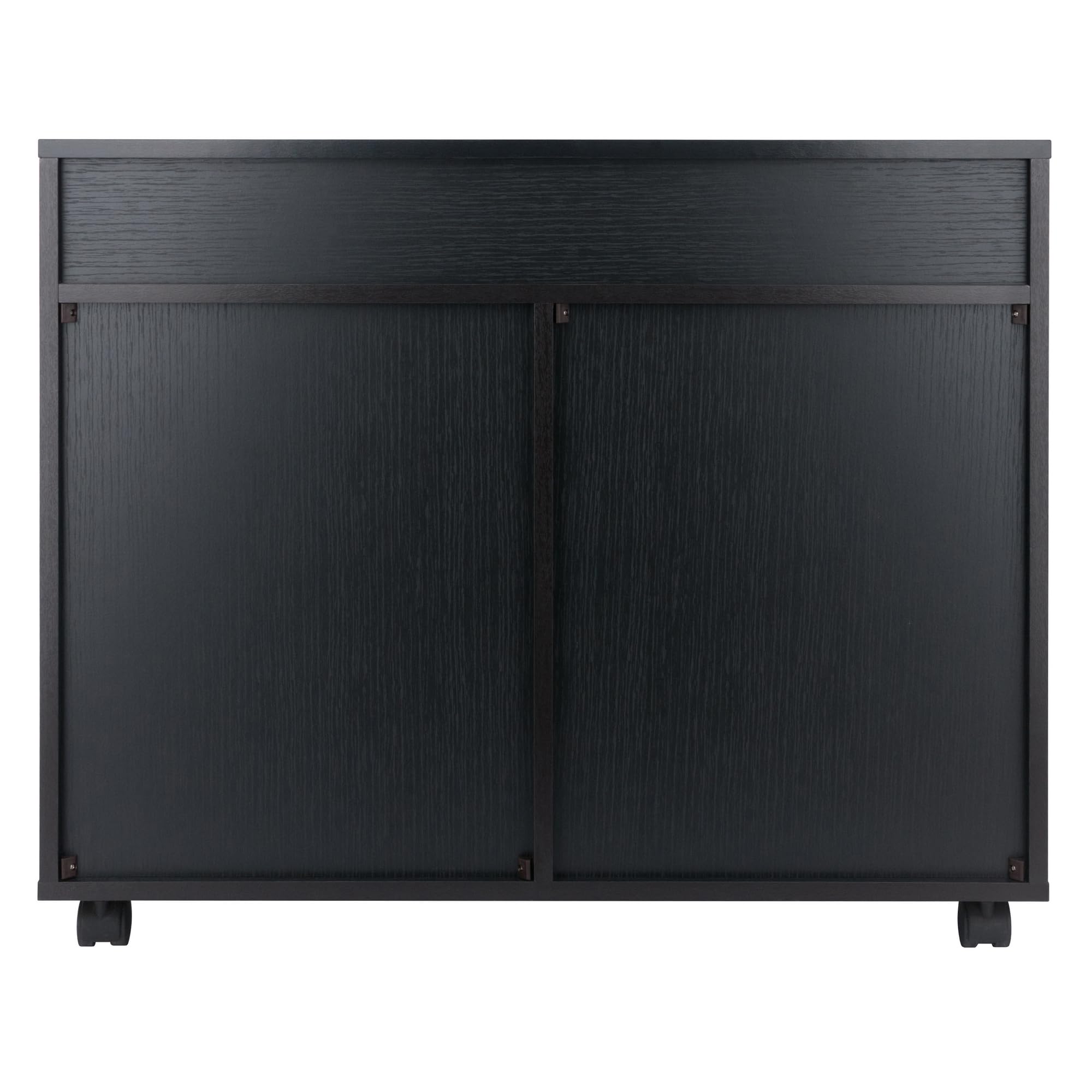 Winsome Halifax Mobile Storage Cabinet with Doors & Drawers, Stylish & Functional Home Storage Cabinet for Filing, Kitchen Organization, Moveable Furniture for Office, Dorms, Apartments