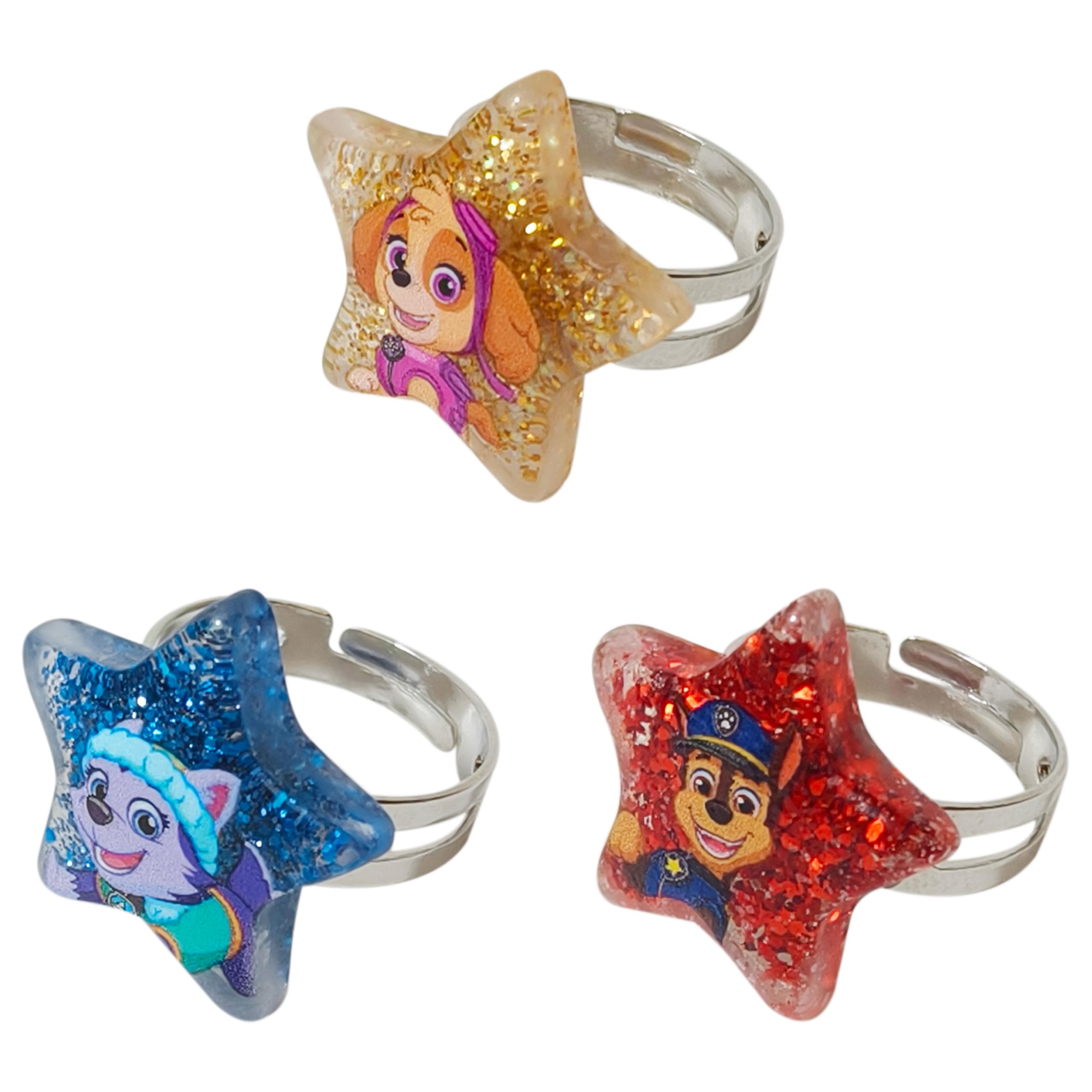 LUV HER Paw Patrol Girl's Jewelry Set - Dress up Toy Jewelry Box Set with Bead Necklace, Bracelet and Ring - Play Accessories - Ages 3+