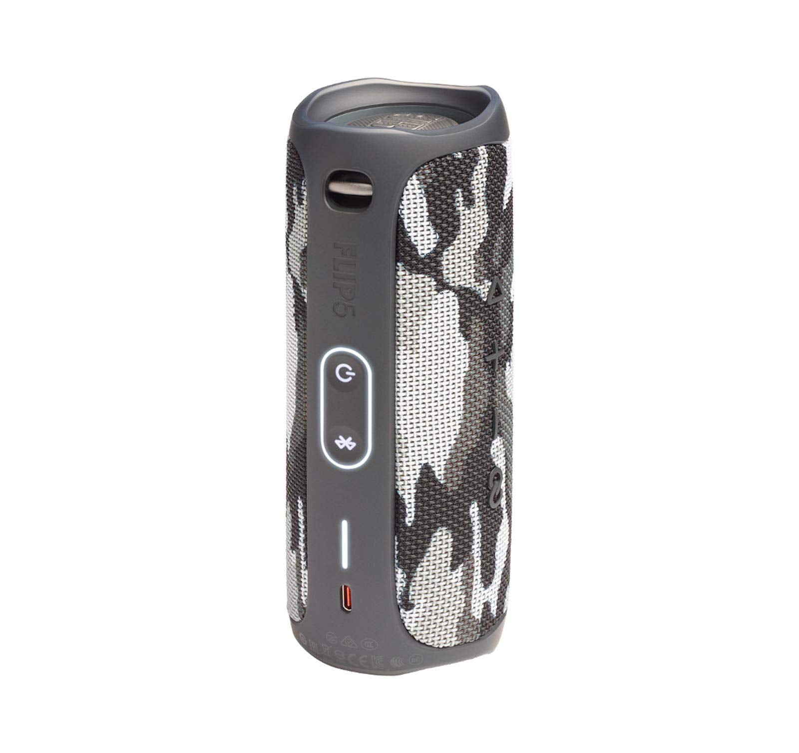 JBL Flip 5 (Black) + Bundle with divvi! Protective Hardshell Case