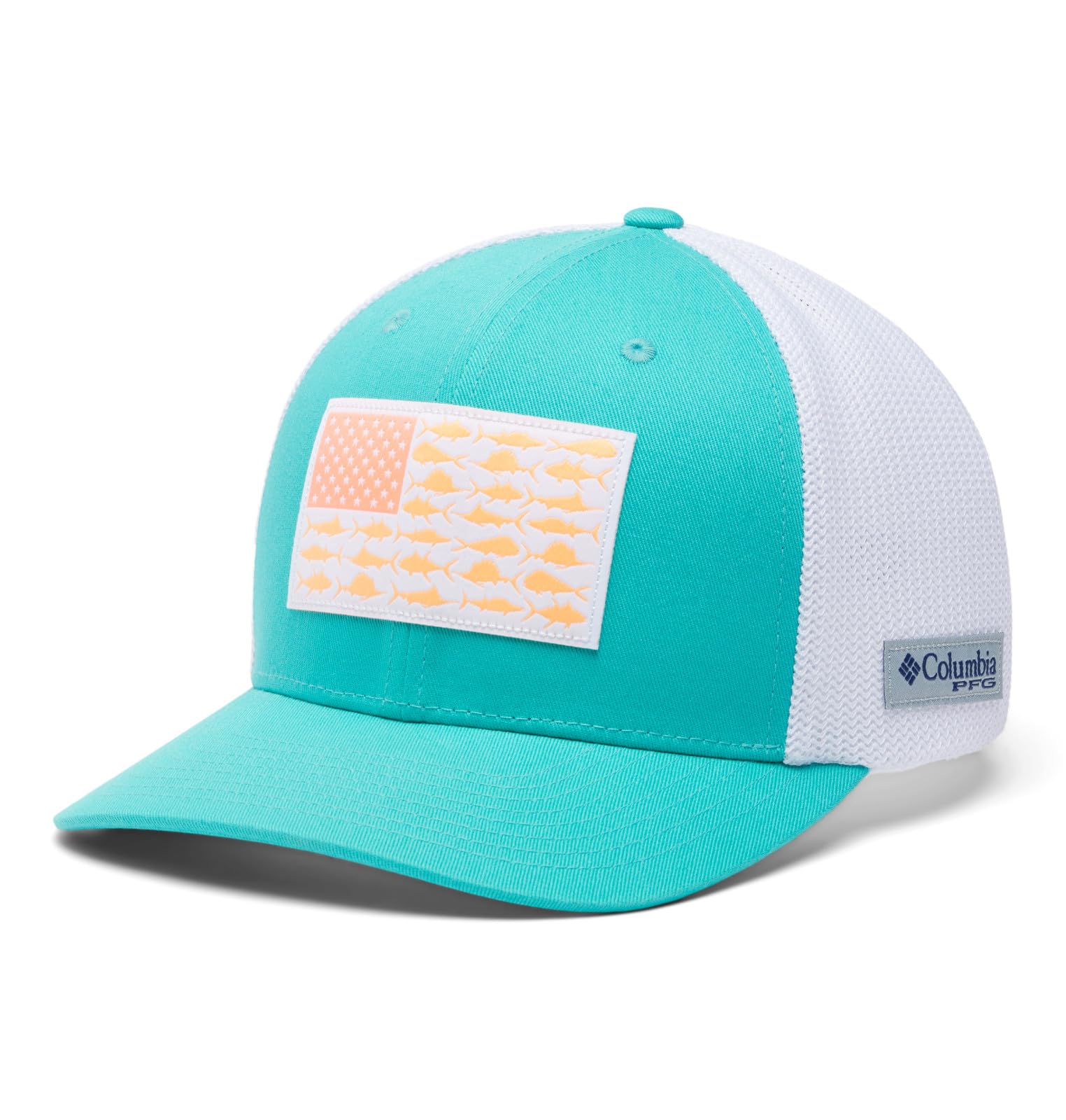 Columbia Unisex Adult PFG Logo Mesh Ball Cap