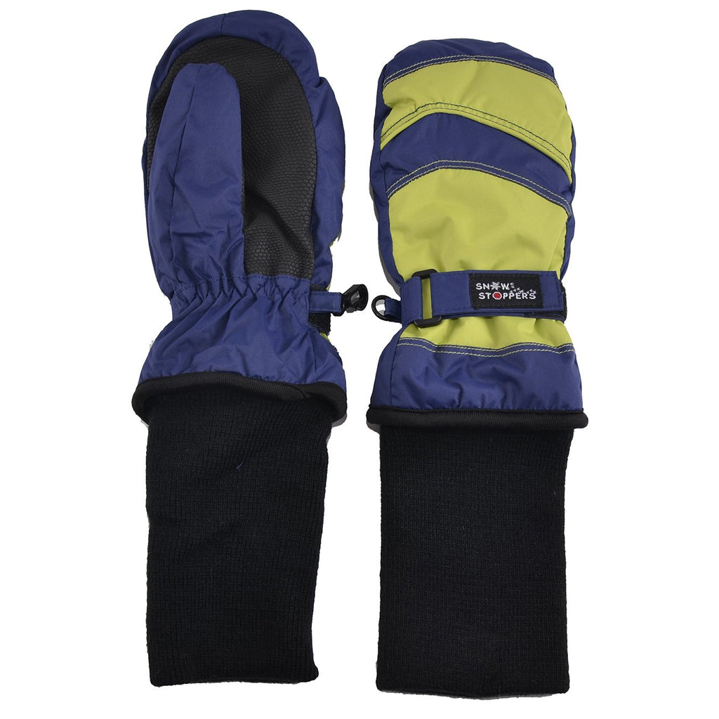 SnowStoppers Kids Waterproof Long Cuff Winter Mittens