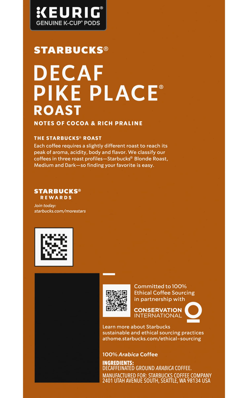 Starbucks House Blend, K-Cup for Keurig Hot Brewers, 72-Count