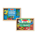 Melissa & Doug 52 Wooden Alphabet Magnets in a Box - Uppercase and Lowercase Letters