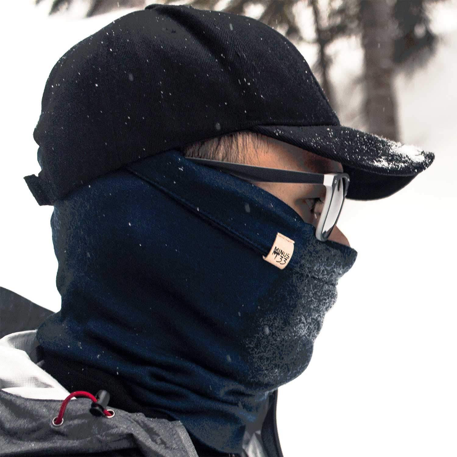 100% Merino Wool - Midweight Neck Gaiter - Skiing Neck Warmer - Winter Face Mask - Multipurpose Headwear