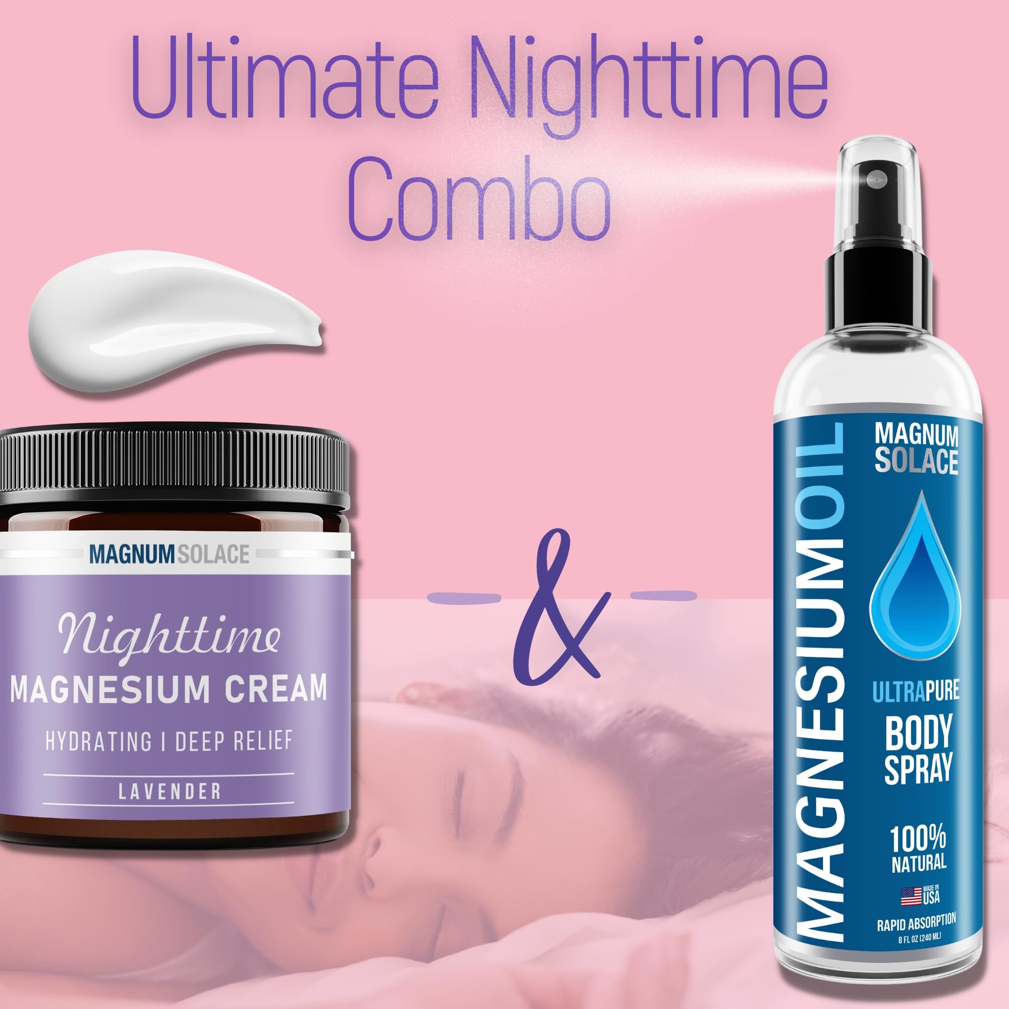 Magnesium Oil Spray - 100% Natural Magnesium Spray – 2 oz