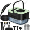 Steam Cleaner, Portable Steamer for Cleaning with 16pcs Accessories, 6-Level Adjustable and 15s Heat-Up, Handheld Steam Cleaner for Home, Tile, Dirt, Grout, Grease, Car Detailing