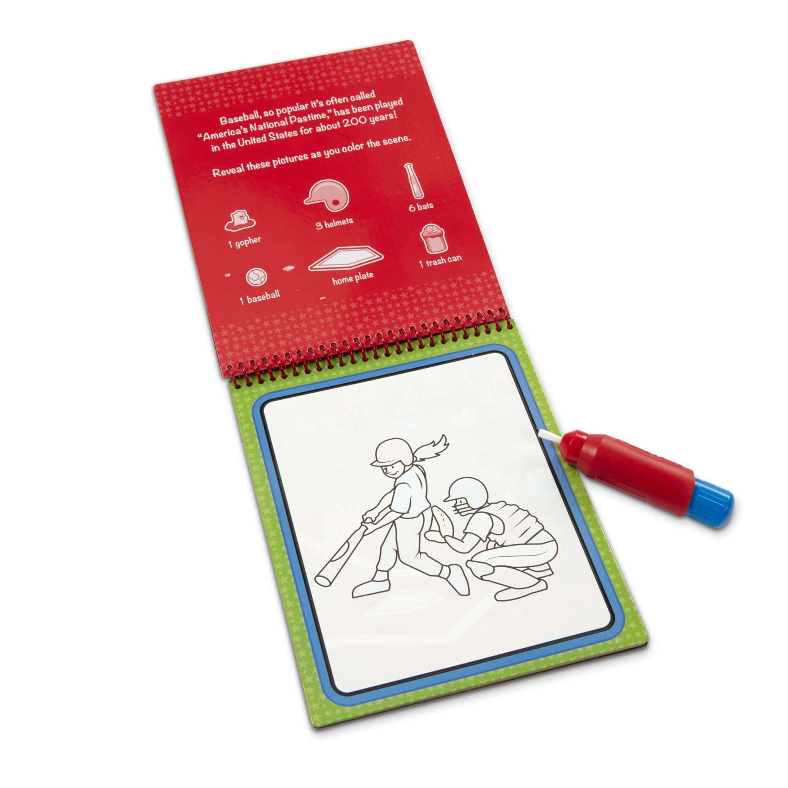 Melissa & Doug On The Go Water Wow! Reusable Water-Reveal Activity Pad – Adventure