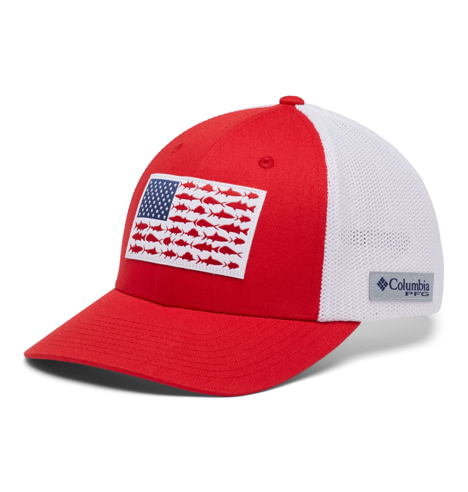 Columbia Unisex Adult PFG Logo Mesh Ball Cap
