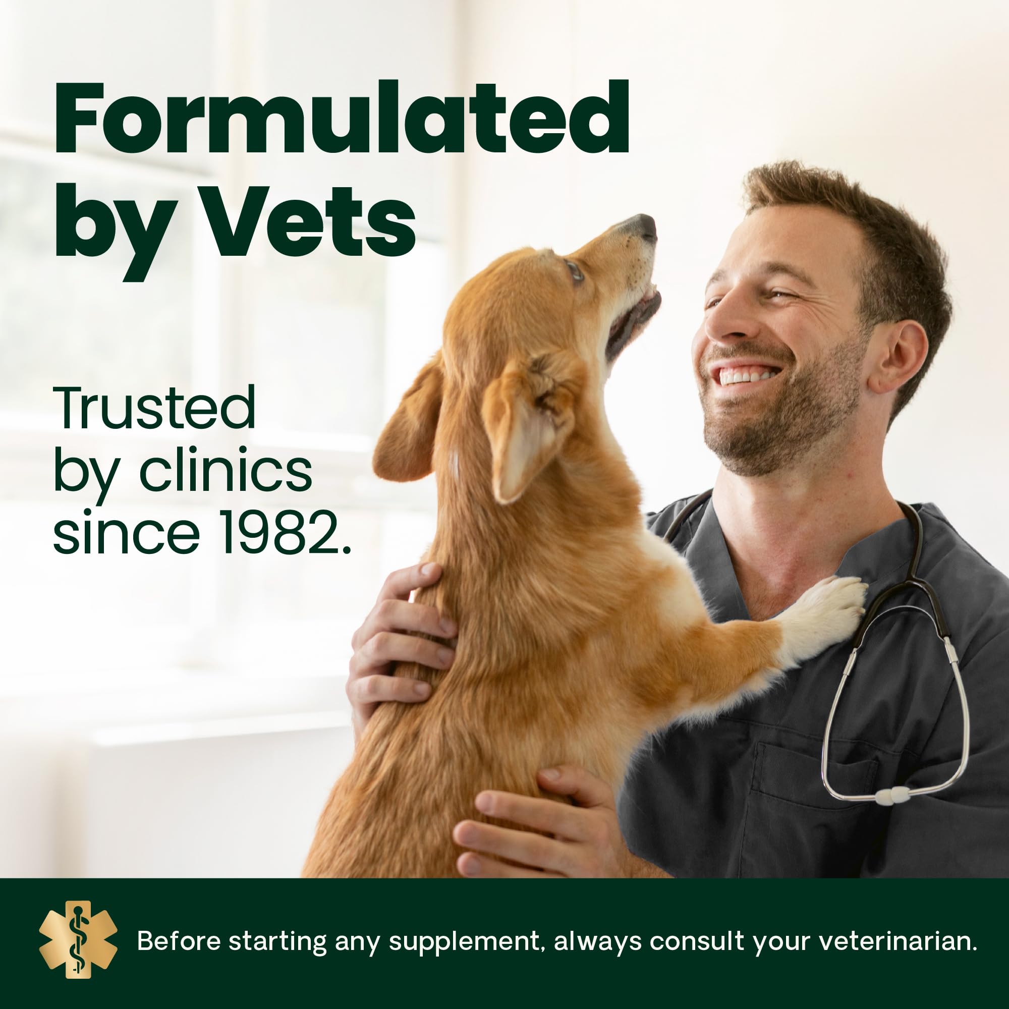 VetriScience Glycoflex 3 Vet Strength Glucosamine for Dogs Hip and Joint Supplement - Clinically Proven Mobility and Joint Supplement with MSM, DMG and Green Lipped Sea Mussel, Chicken, 60 Chews