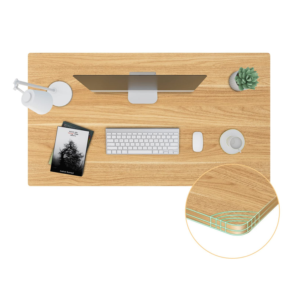 SANODESK Whole-Piece Particle Board Table Top for Standing Desk Home Office Desk DIY, 40x24x1 Inch Black Desk Top
