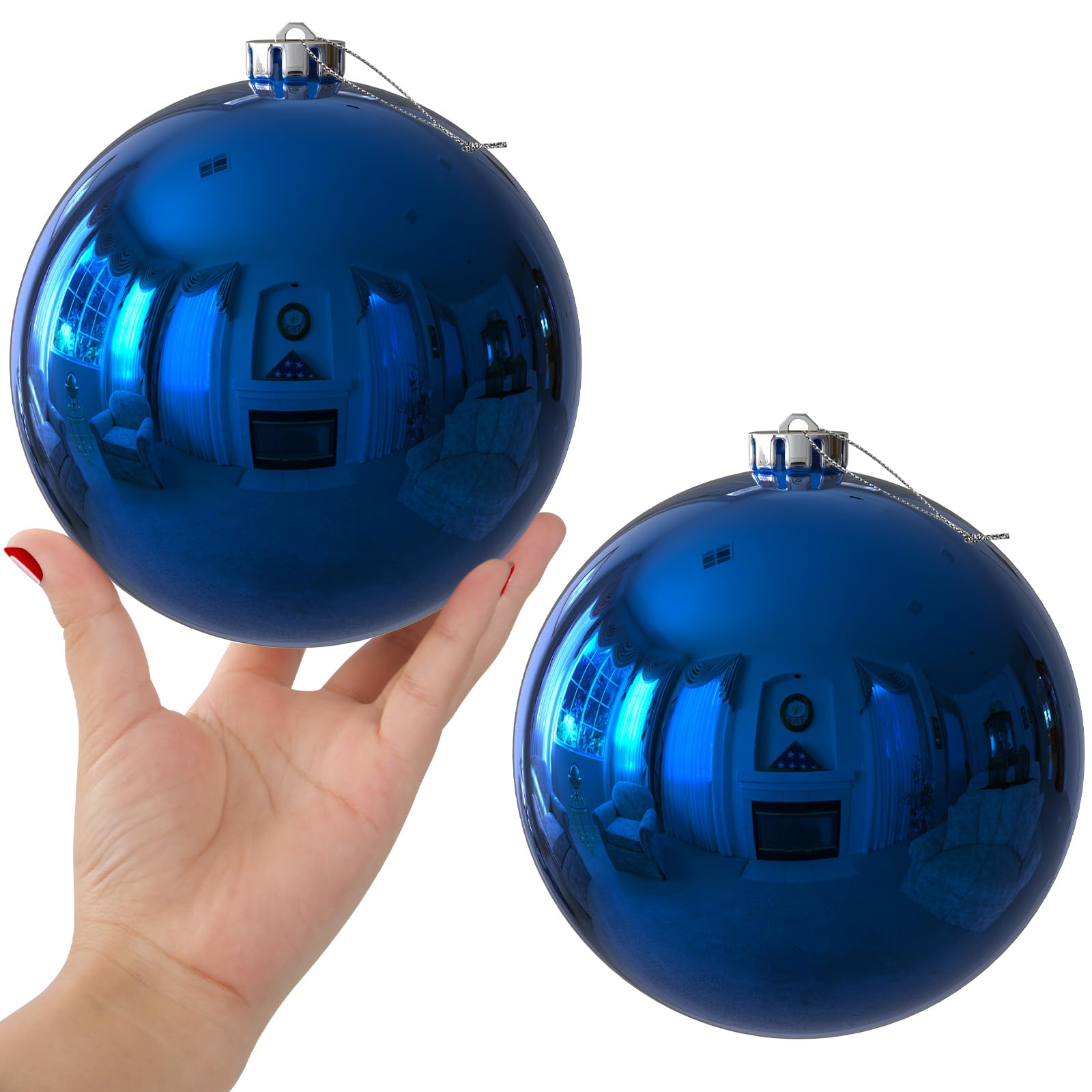 Bubblegun Pink 1.6" Small Christmas Balls Christmas Tree Decoration Ornaments Shatterproof Hanging Balls for Birthday Halloween Holiday Wedding Decorations Set of 12pcs