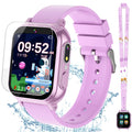 Kids Waterproof Smart Watch Boys Toys Age 5-12 with 32 Games, Dual Camera, Habit Tracking, Music Player, Video, Alarm Clock, HD Touchscreen Watch for Kids Birthday Gift for 3-12 Years Old Boys(Black)