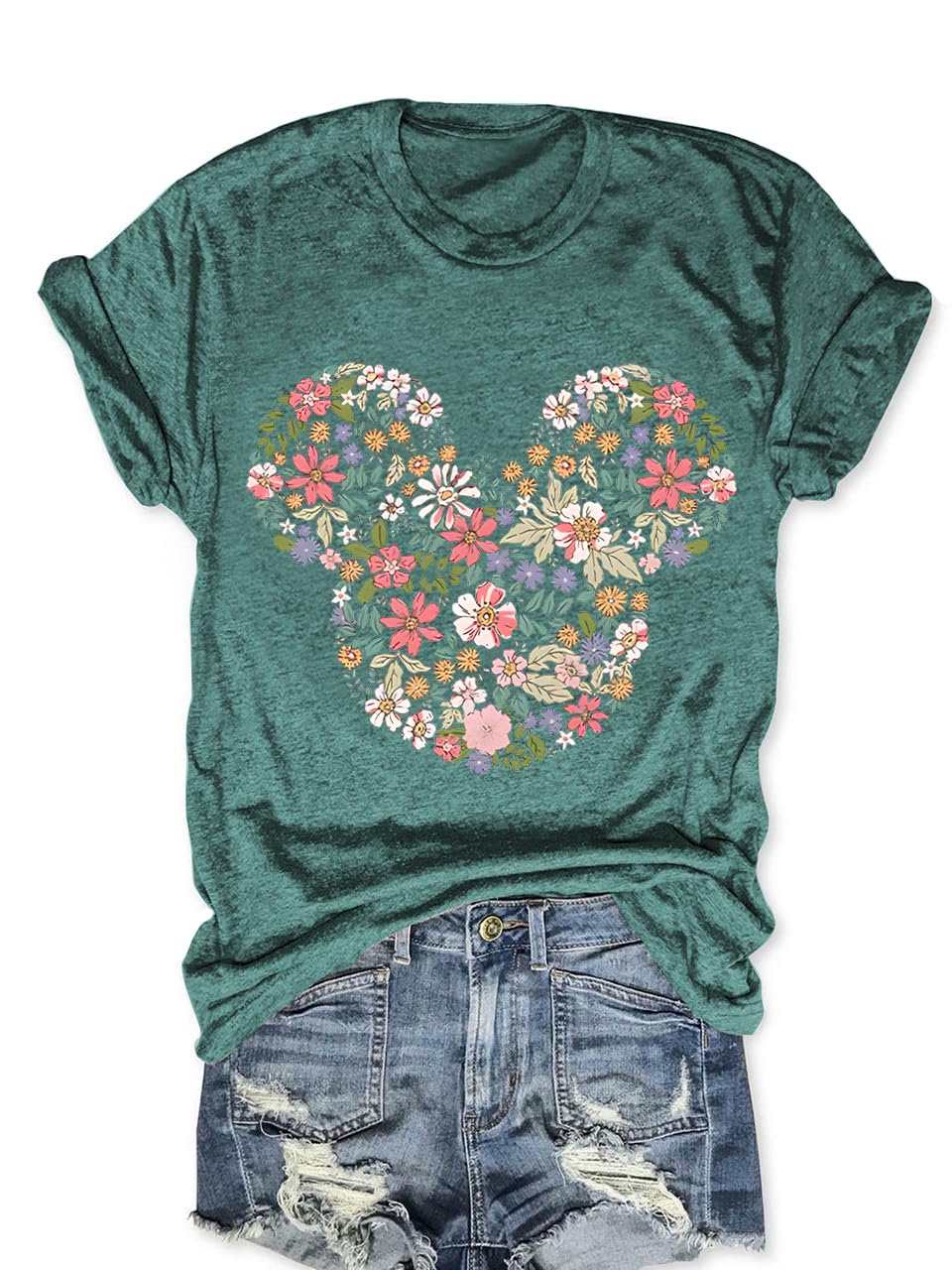 Magic Kingdom Castle Shirt Casual Vacation Holiday Short Sleeve Boho Clothes for Women Summer Cute Tops