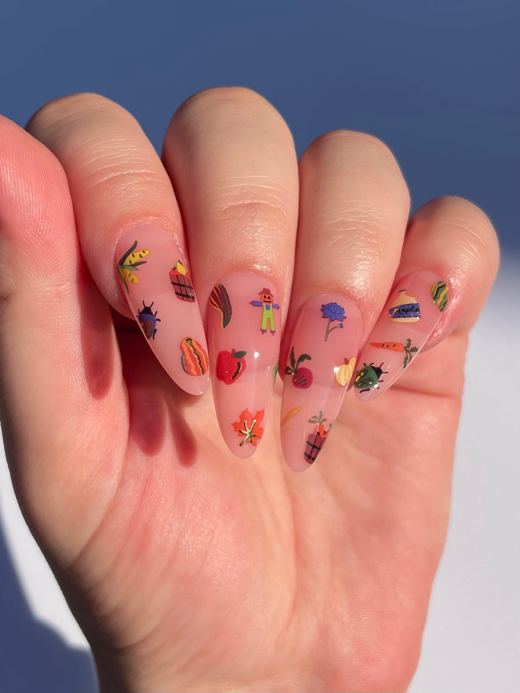 Deco Beauty 90s Baby - Super Thin & Easy-to-Apply Nail Art with The Cutest Designs - Durable & Long-Lasting Nail Art Stickers and Decals for Women, for DIY at-Home Manicures & Salon-Quality Nails