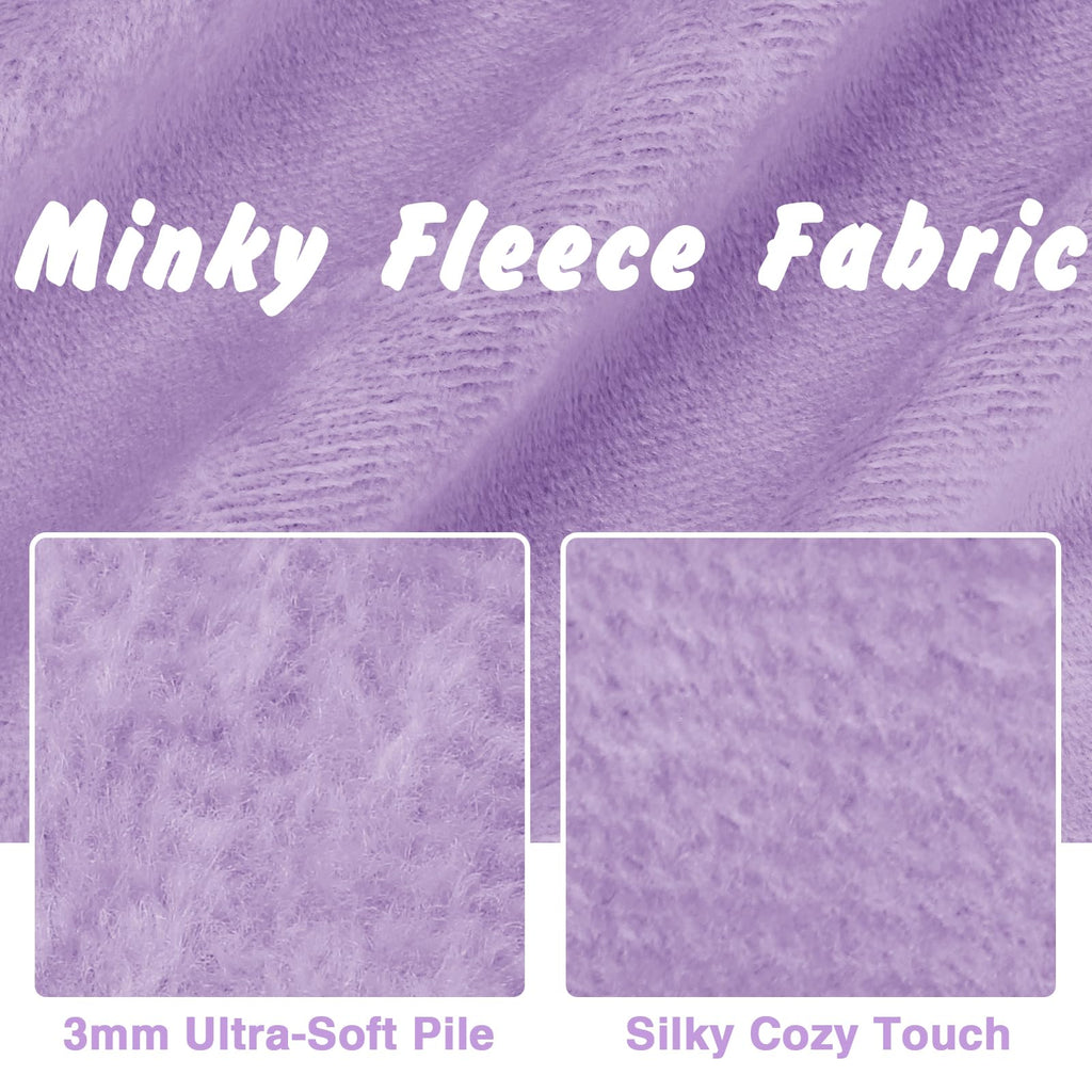Entisn Minky Fabric by The Yard, 1 Yard x 60 Inch Wide Pre-Cut Fleece Fabric Beige Cuddle Minky, Solid Soft Plush for Blanket, Pillow Cover, Scarf, Sewing