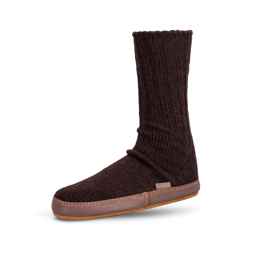 Men's and Women's Original Slipper Sock - Comfortable Men's and Women's Slipper Sock with Cloud-Like Feel, Soft and Moisture Wicking Crew Length, Genuine Suede Sole