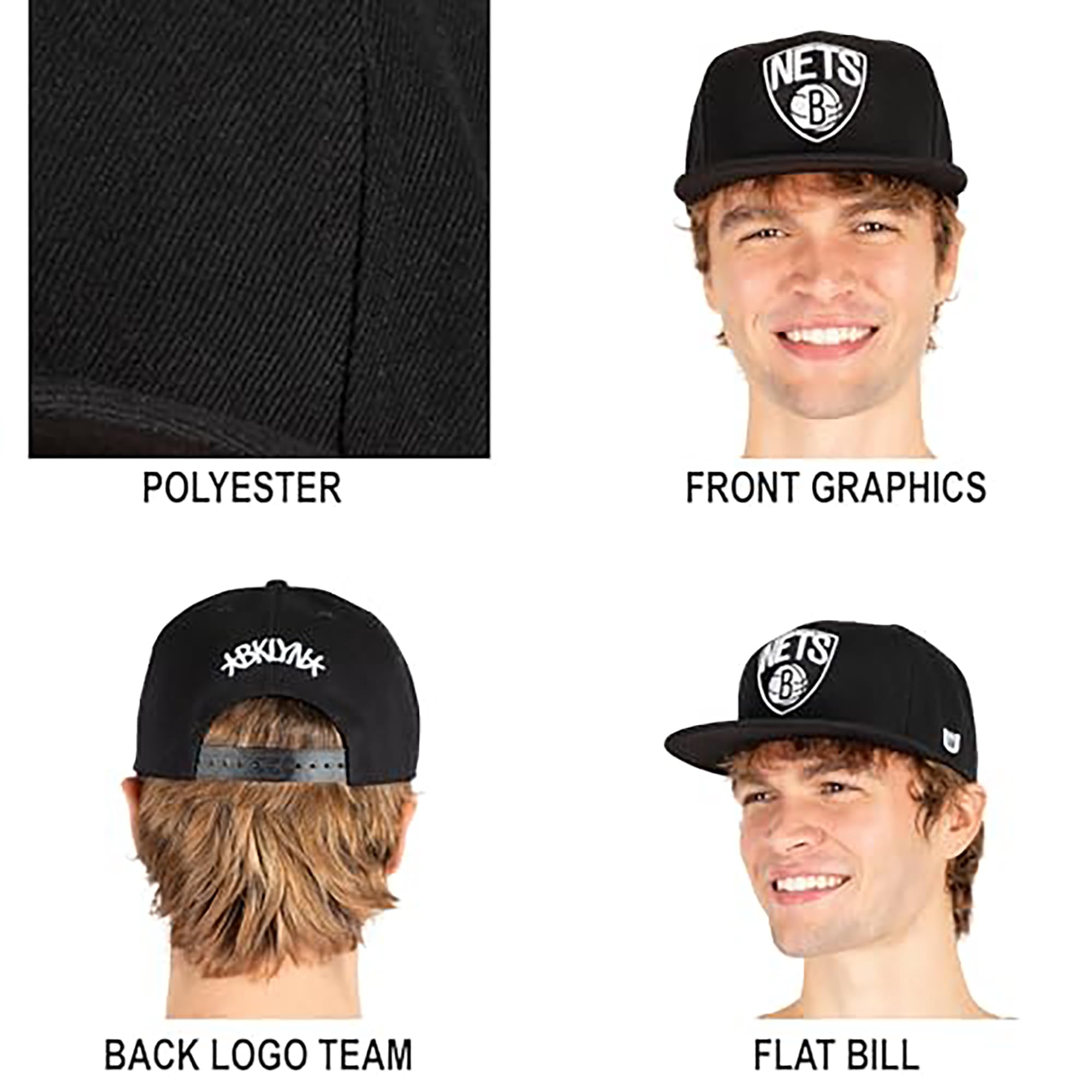 Ultra Game Men’s NBA Official Twill Snap Back Ultimate Baseball Cap Hat