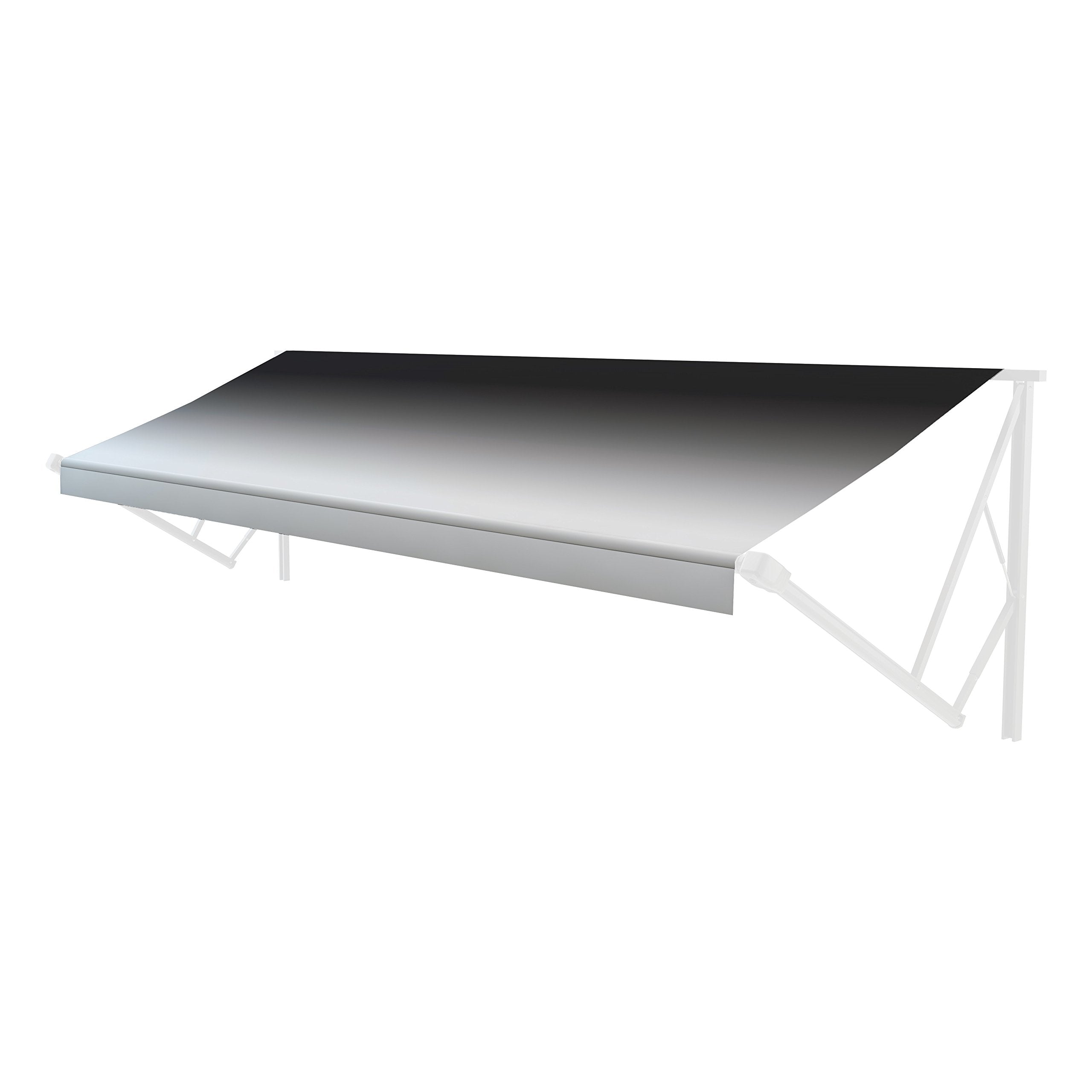 Solera Universal Fit Heavy-Duty Vinyl RV Patio Awning Replacement Fabric Silver Fade 10' Awning (9'4" Fabric)