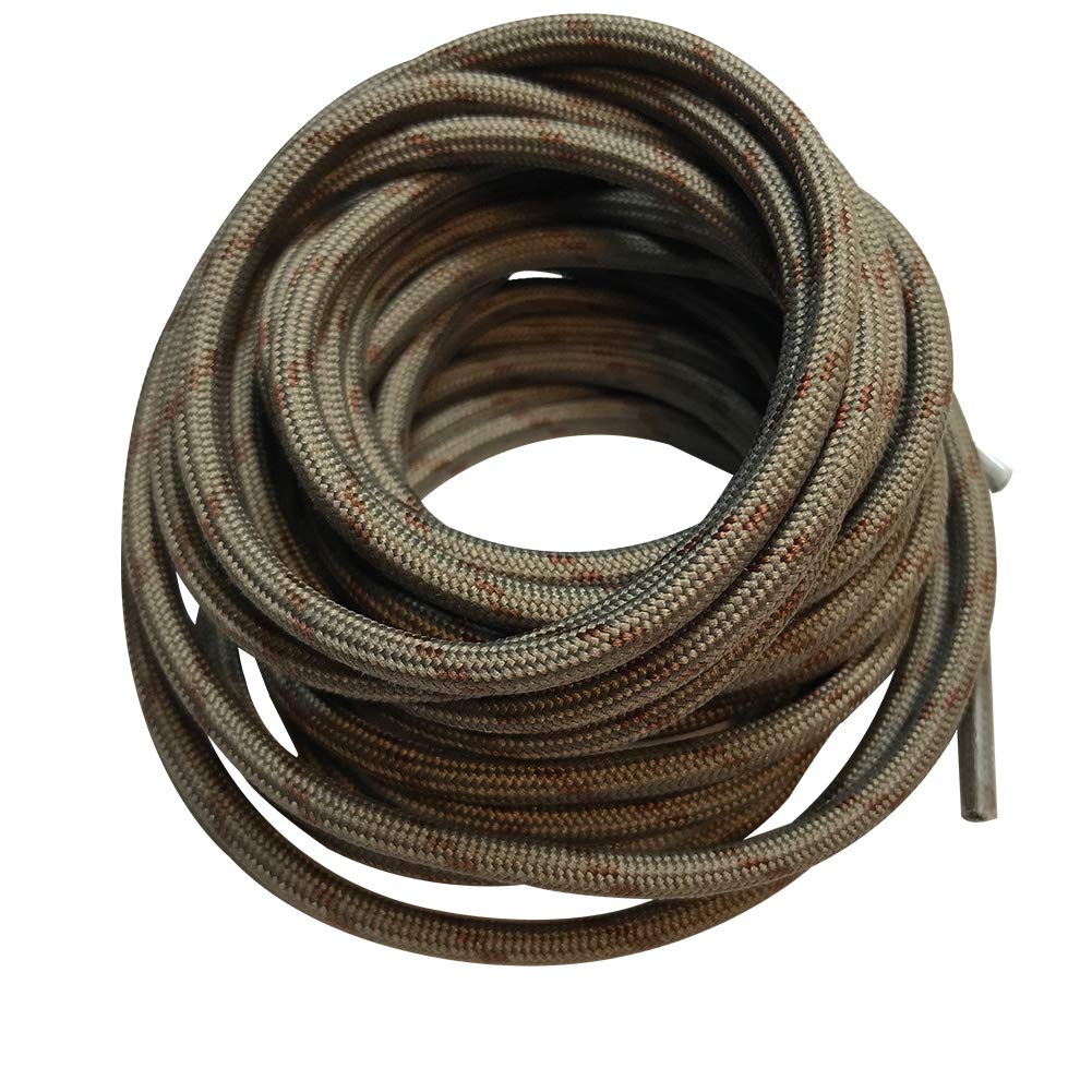 B&Q 3 Pairs Heavy Duty Round Boot Laces Shoelaces for Hiking Walking Construction Safety Work Boots Shoes
