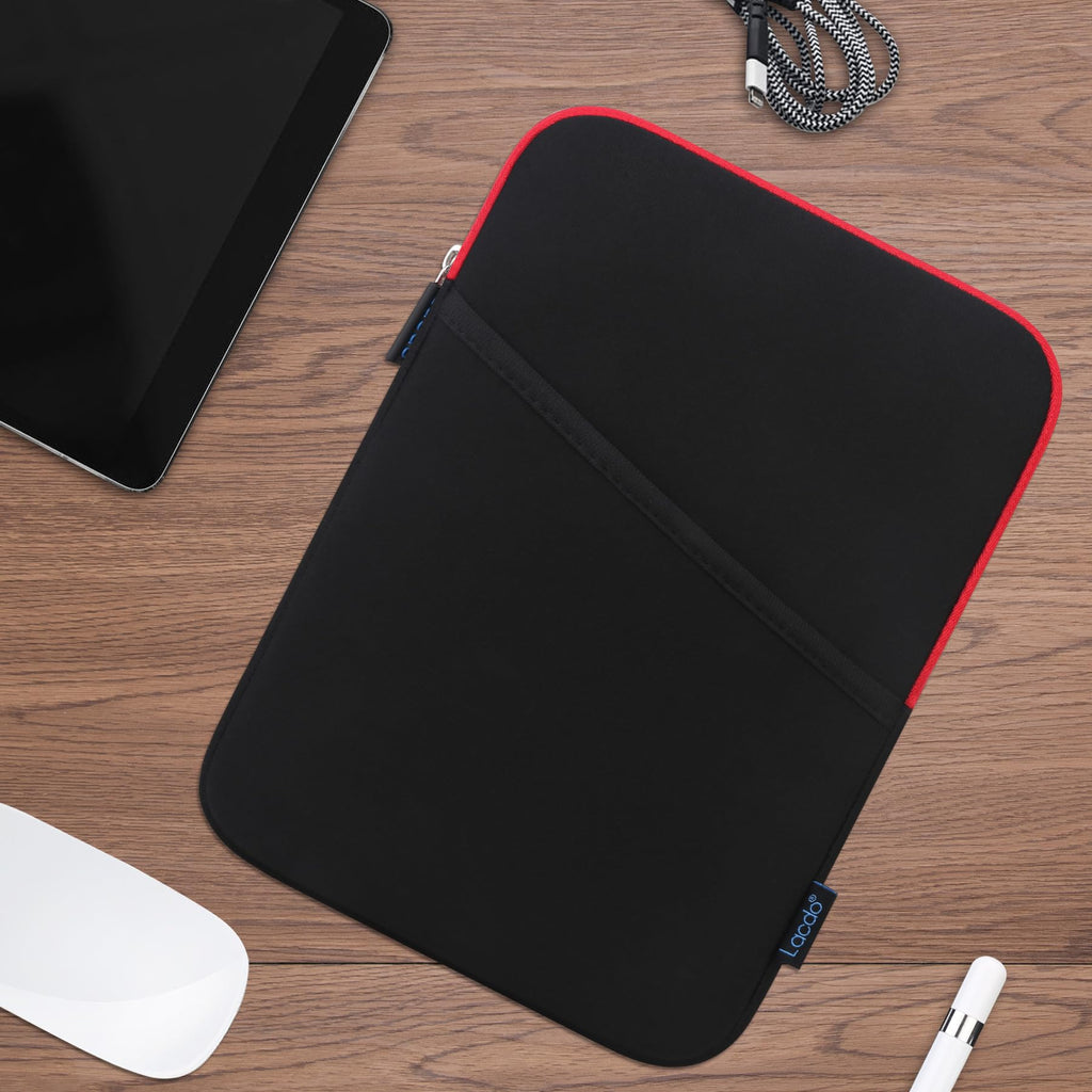 Lacdo Tablet Sleeve Case for 11 inch iPad A16 / 11 inch iPad Air M4 M3 M2 / 11" iPad Pro M5 M4 / 10.9" iPad /10.2" iPad /10.9" ipad Air / 11 Inch Samsung Galaxy Tab A9+ Bag, Fit Magic Keyboard, Black