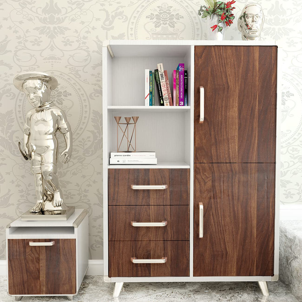 Decotalk Wood Contact Paper Wood Grain Contact Paper for Countertops Walnut Wood Countertop Vinyl Wrap Peel and Stick Wallpaper Dark Brown Wood Self Adhesive Contact Papers for Cabinets 12x120 inch