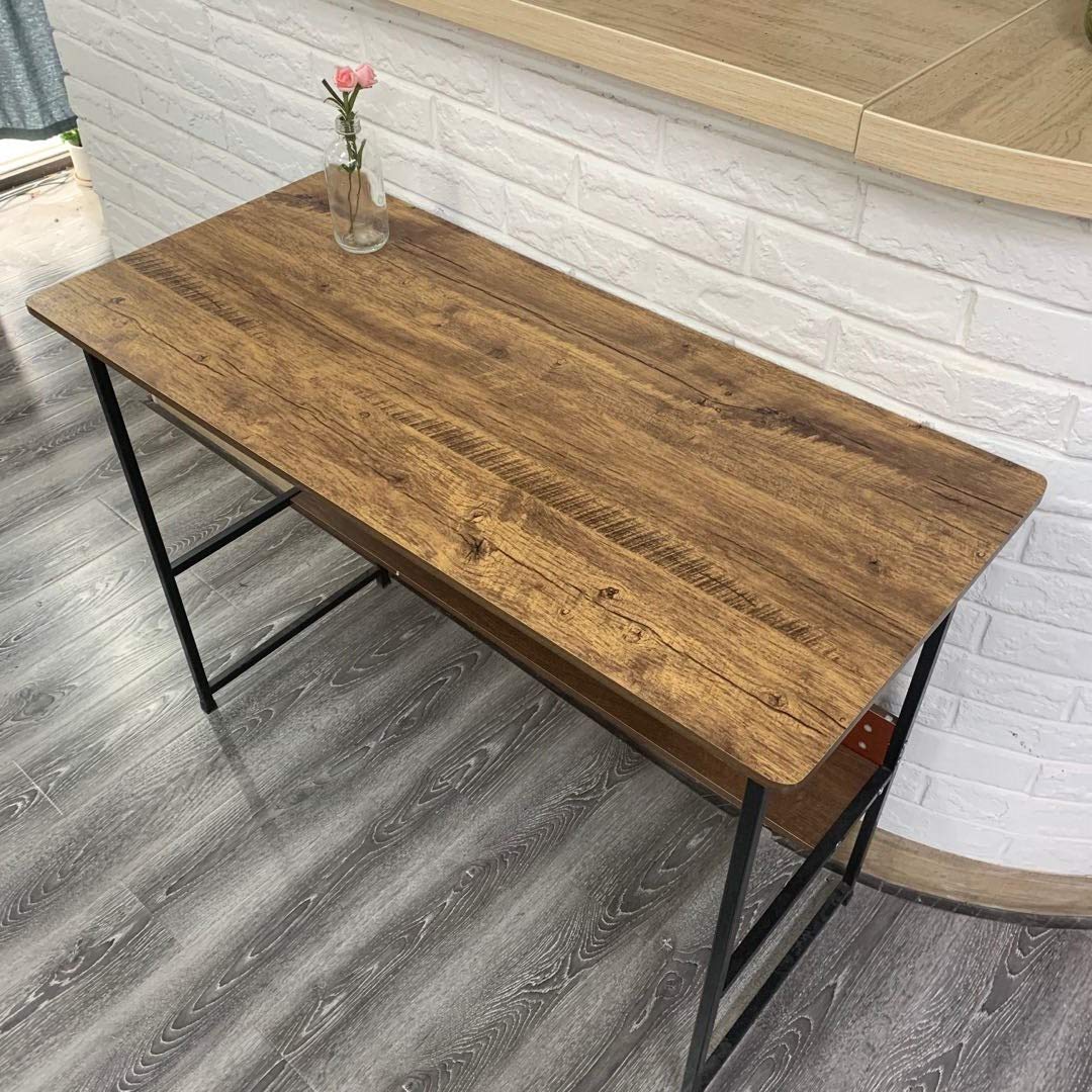 EeeComing 118" x 17.7" Wood Wallpaper Peel and Stick Contact Paper Wood Brown Wood Self Adhesive Wallpaper Rustic Removable Wood Contact Paper Wood Grain Wallpaper Vinyl Film Roll