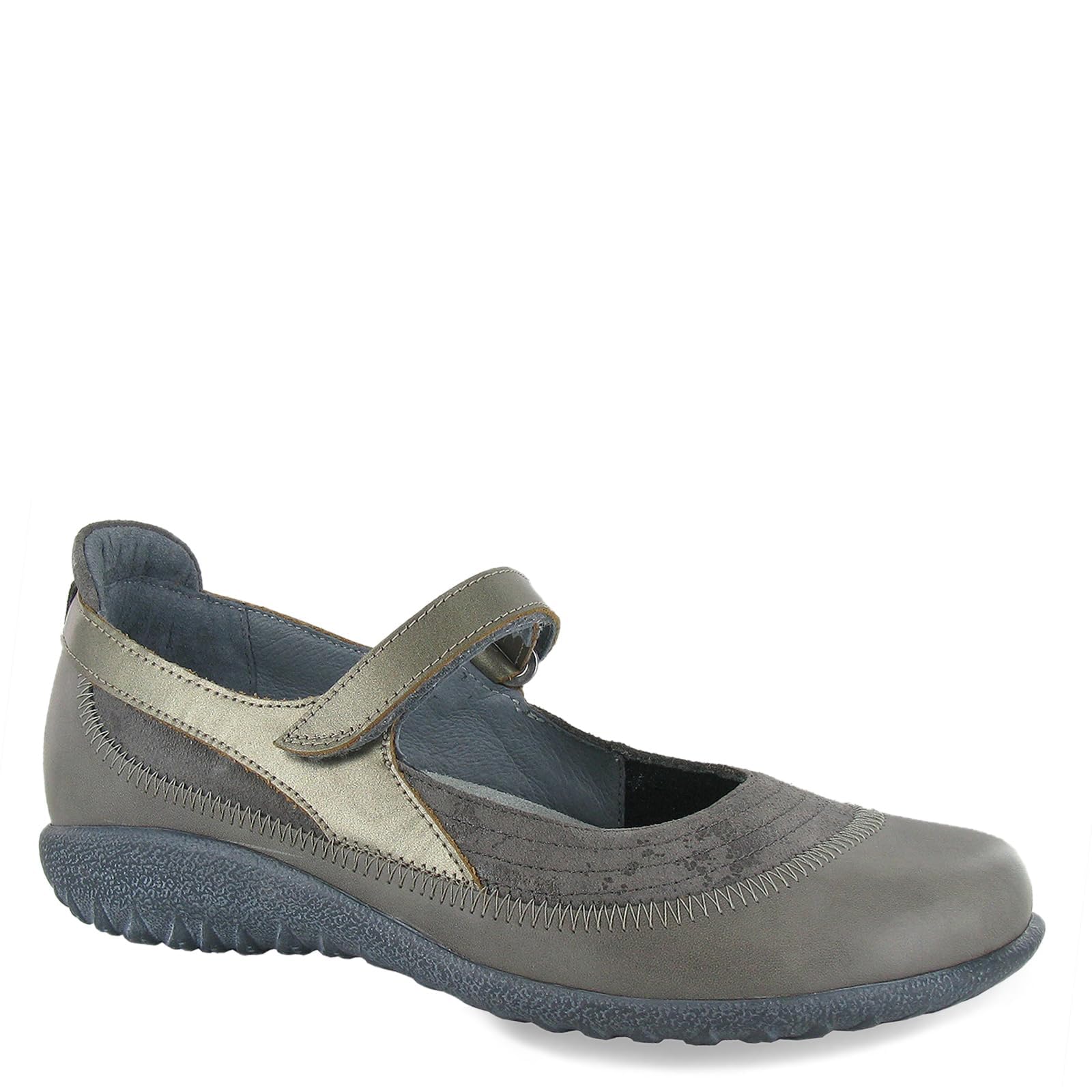 NAOT Footwear Women's Kirei Maryjane with Cork Footbed and Arch Comfort and Support - Lightweight and Perfect for Travel- Removable Footbed