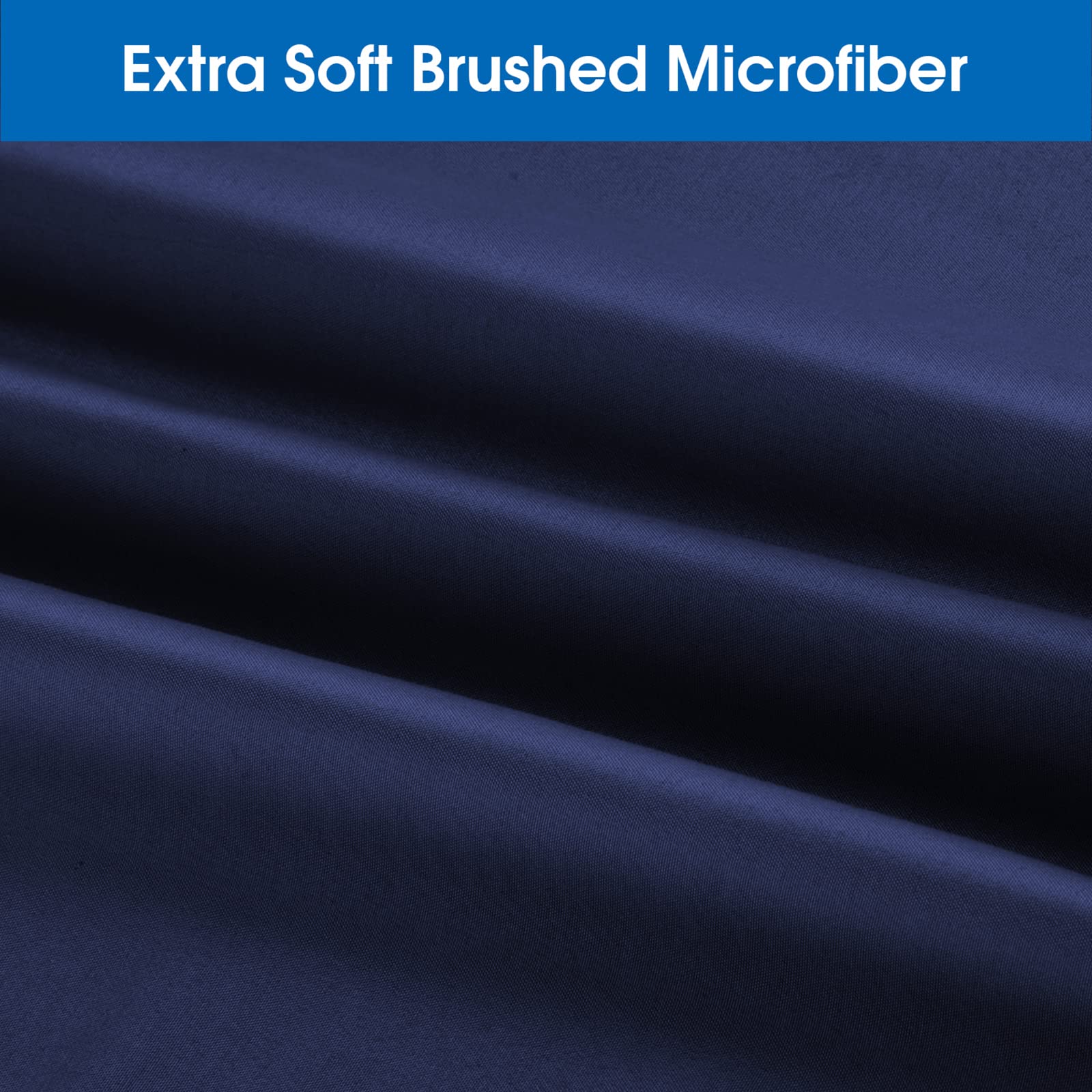 HOMEIDEAS Full Size Bed Sheets - 6 Piece Set (Aqua Blue) - Extra Soft Brushed Microfiber 1800 Bedding Sheets, Deep Pocket, Wrinkle & Fade Free