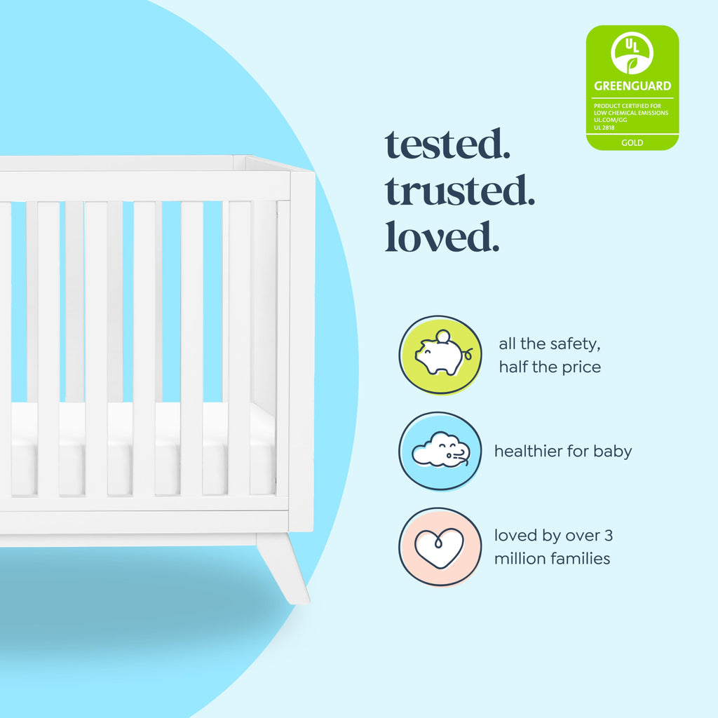 Davinci Otto 3-in-1 Convertible Crib in Walnut, Greenguard Gold Certified