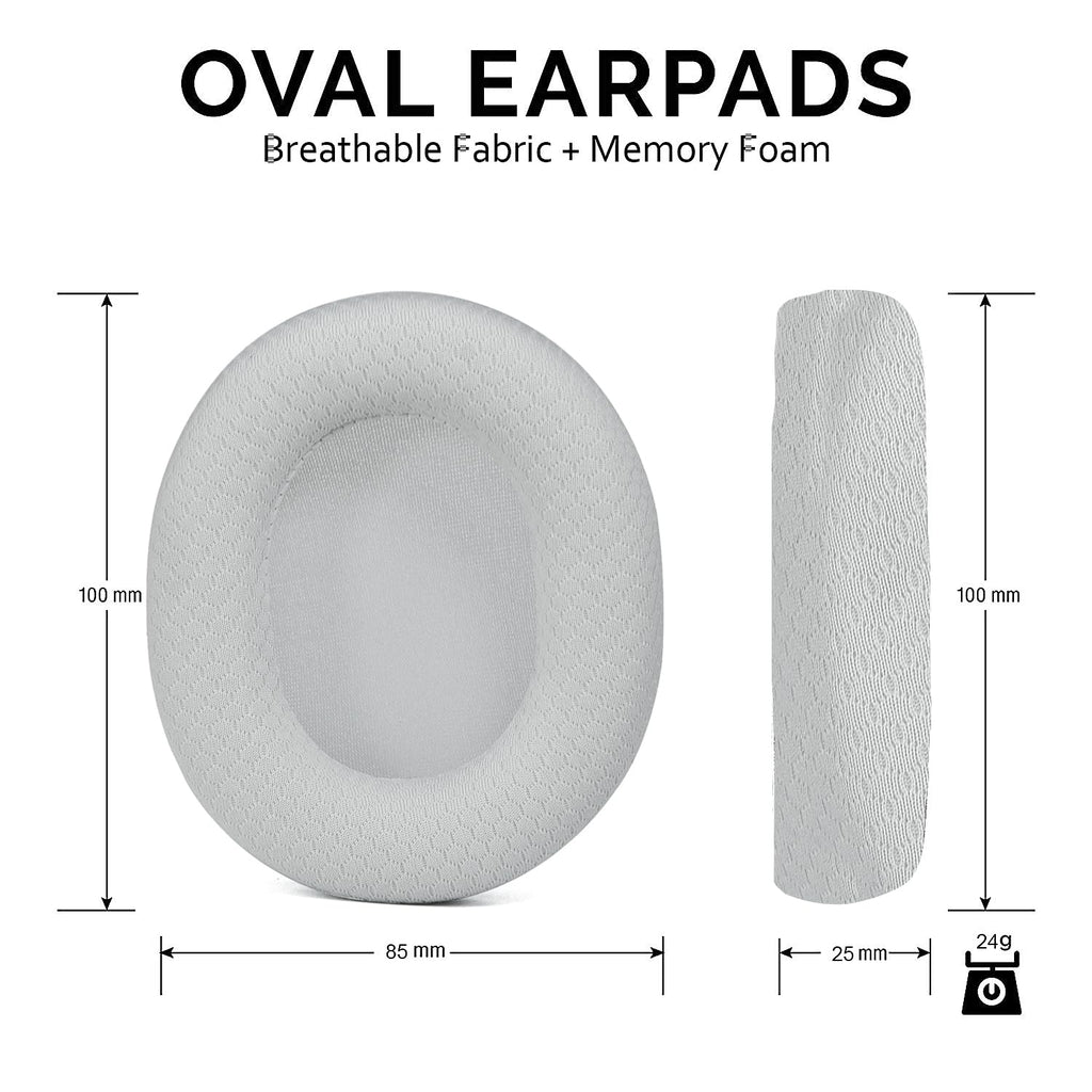 Arctis 3/5 / 7/9 Replacement Black Fabric Ear Pads Cushion Compatible with SteelSeries Arctis 3 / Arctis 5 / Arctis 7 Arctis 9 / Arctis 1 / Arctis pro Lossless Wireless Gaming Headset Headphone