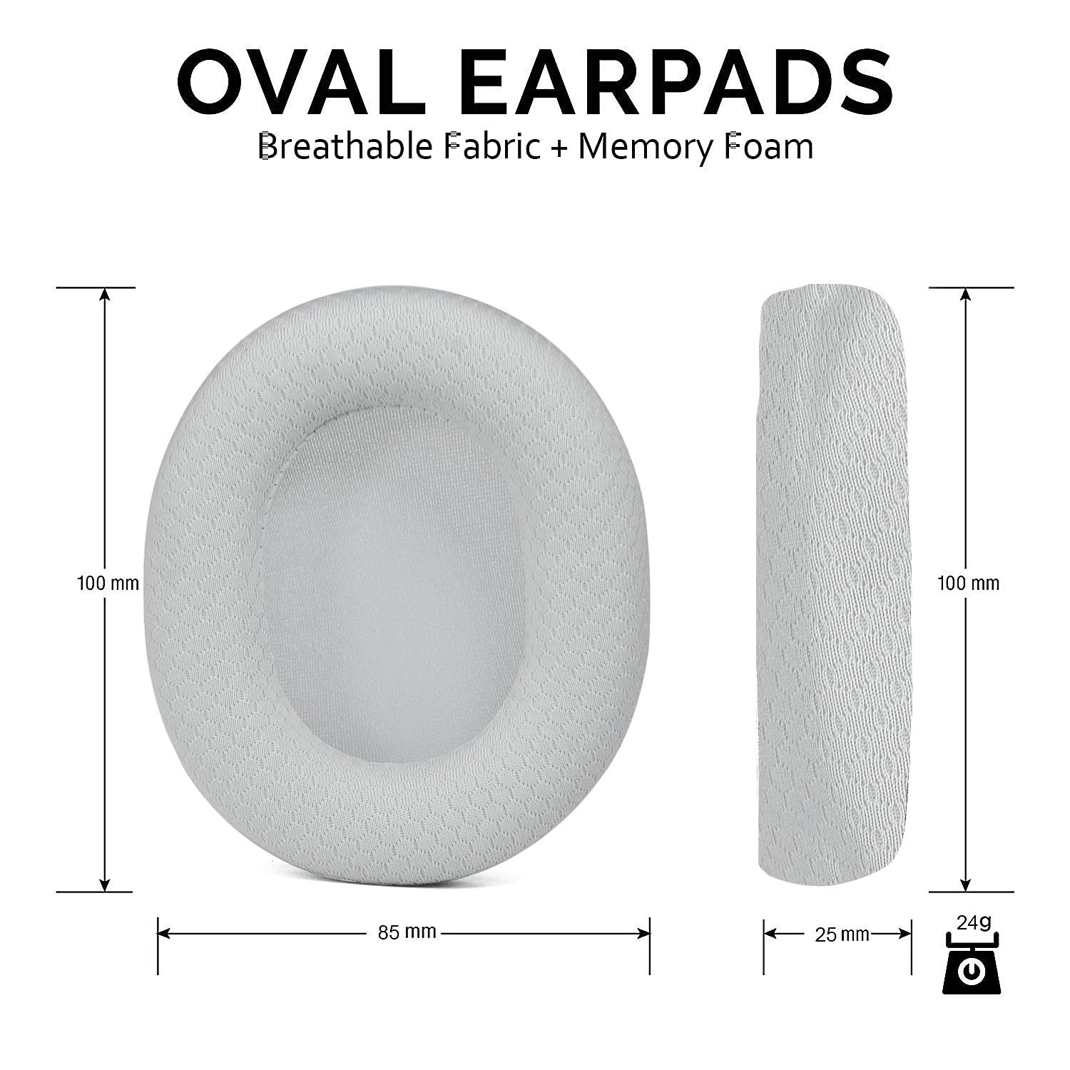 Arctis 3/5 / 7/9 Replacement Black Fabric Ear Pads Cushion Compatible with SteelSeries Arctis 3 / Arctis 5 / Arctis 7 Arctis 9 / Arctis 1 / Arctis pro Lossless Wireless Gaming Headset Headphone